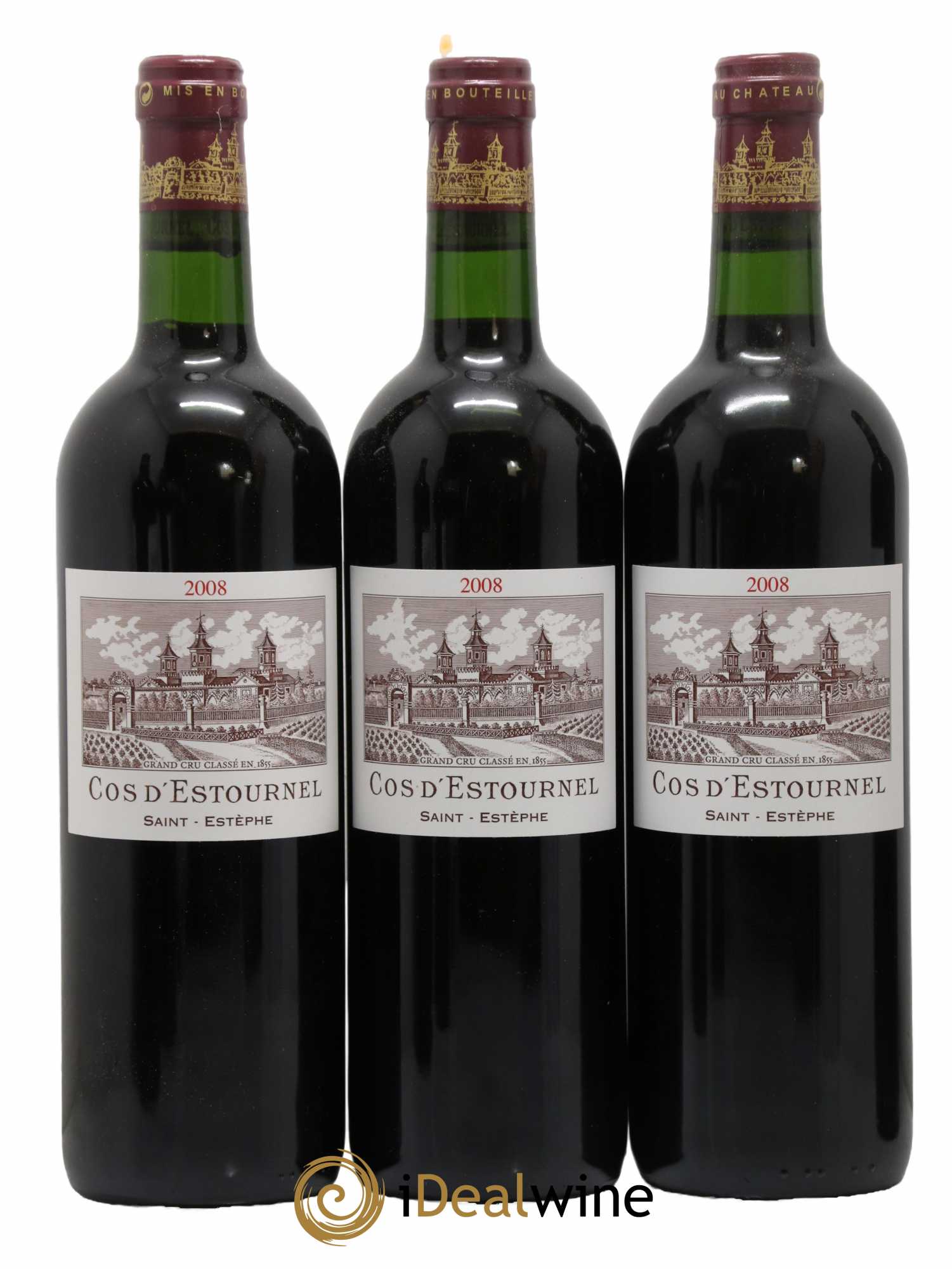 Cos d'Estournel 2ème Grand Cru Classé 2008 - Lot de 6 bouteilles - 1