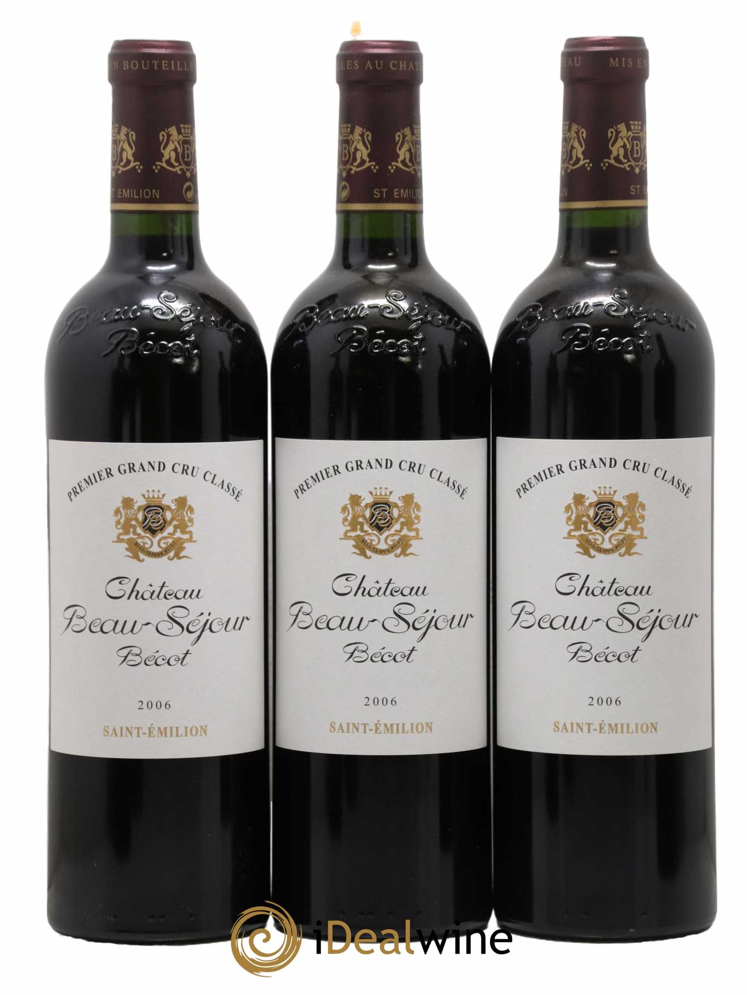 Château Beau-Séjour Bécot 1er Grand Cru Classé B 2006 - Lot de 6 bouteilles - 1