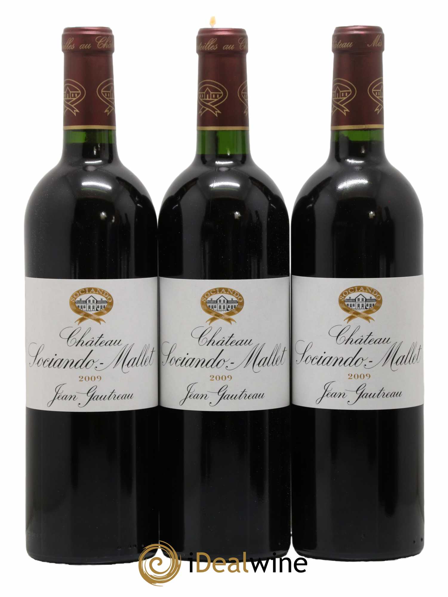 Château Sociando Mallet 2009 - Lot de 6 bouteilles - 1