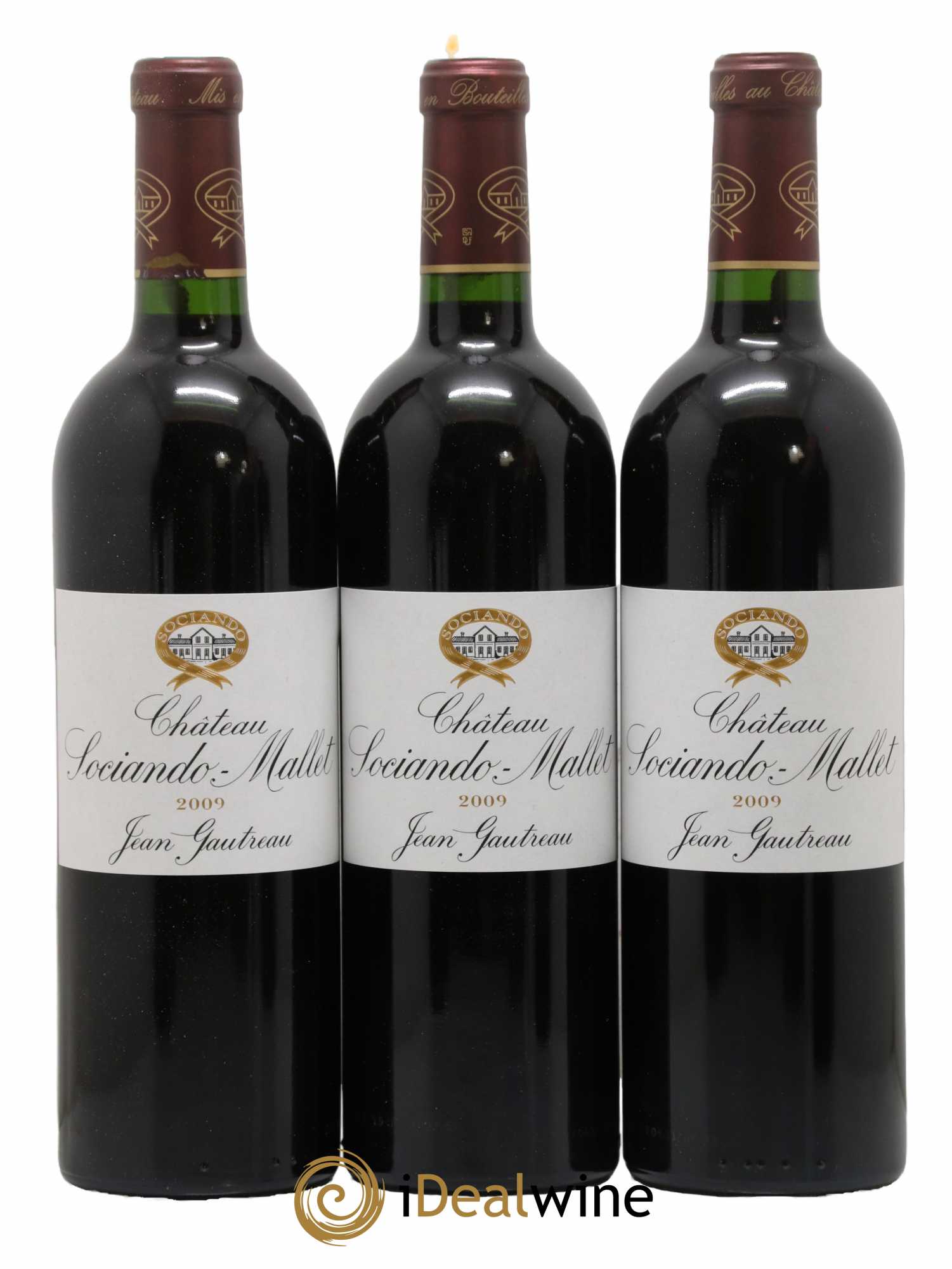 Château Sociando Mallet 2009 - Lot de 6 bouteilles - 2