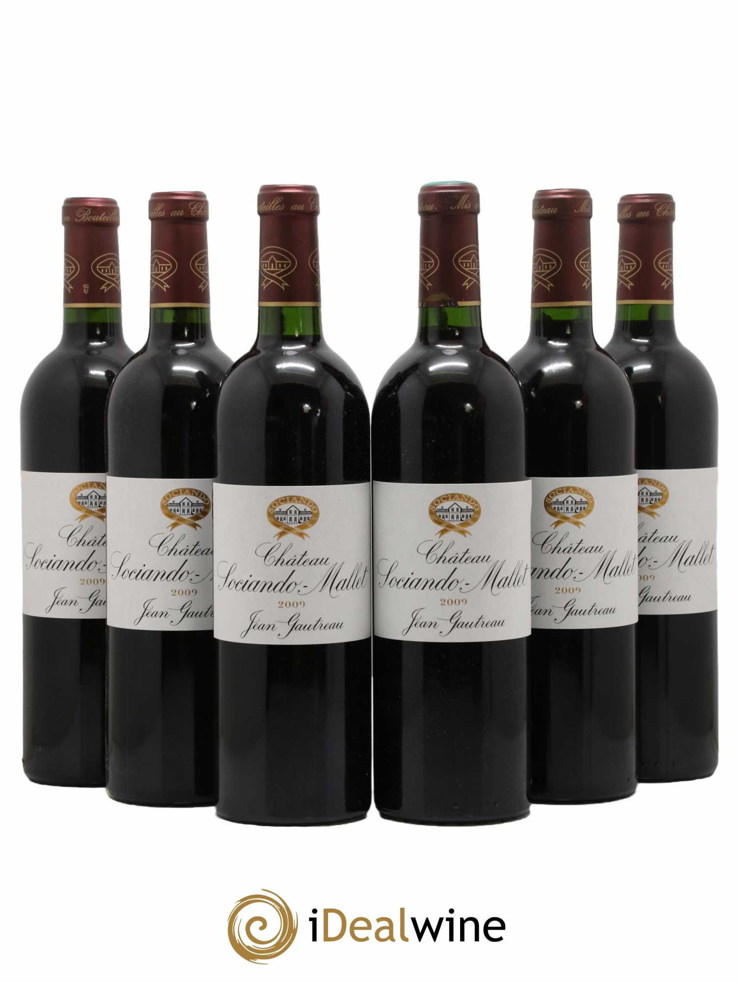 Château Sociando Mallet 2009 - Lot de 6 bouteilles - 0