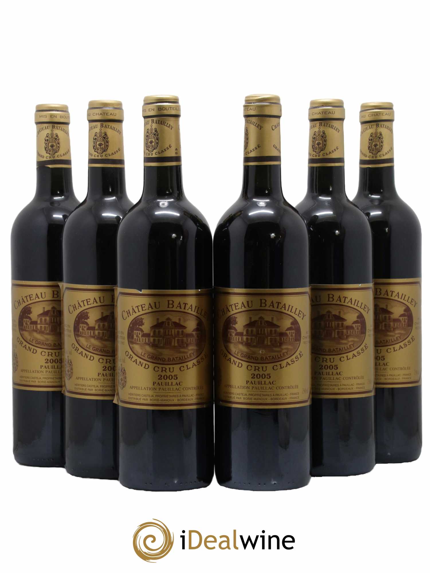Château Batailley 5ème Grand Cru Classé 2005 - Lot de 6 bouteilles - 0