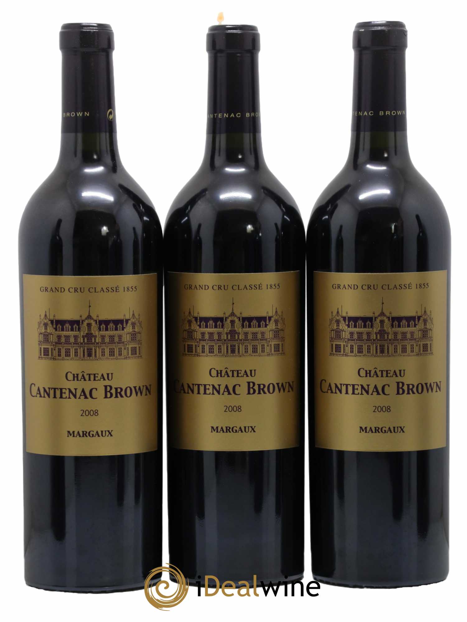 Château Cantenac Brown 3ème Grand Cru Classé 2008 - Lot de 6 bouteilles - 2