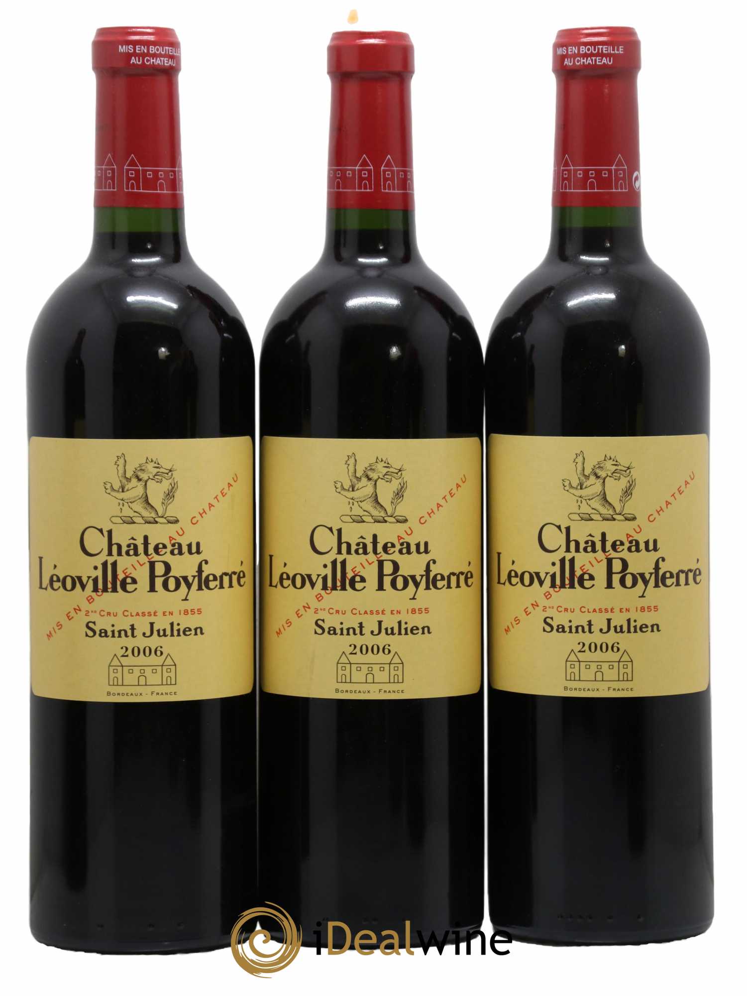 Château Léoville Poyferré 2ème Grand Cru Classé 2006 - Lot de 6 bouteilles - 2