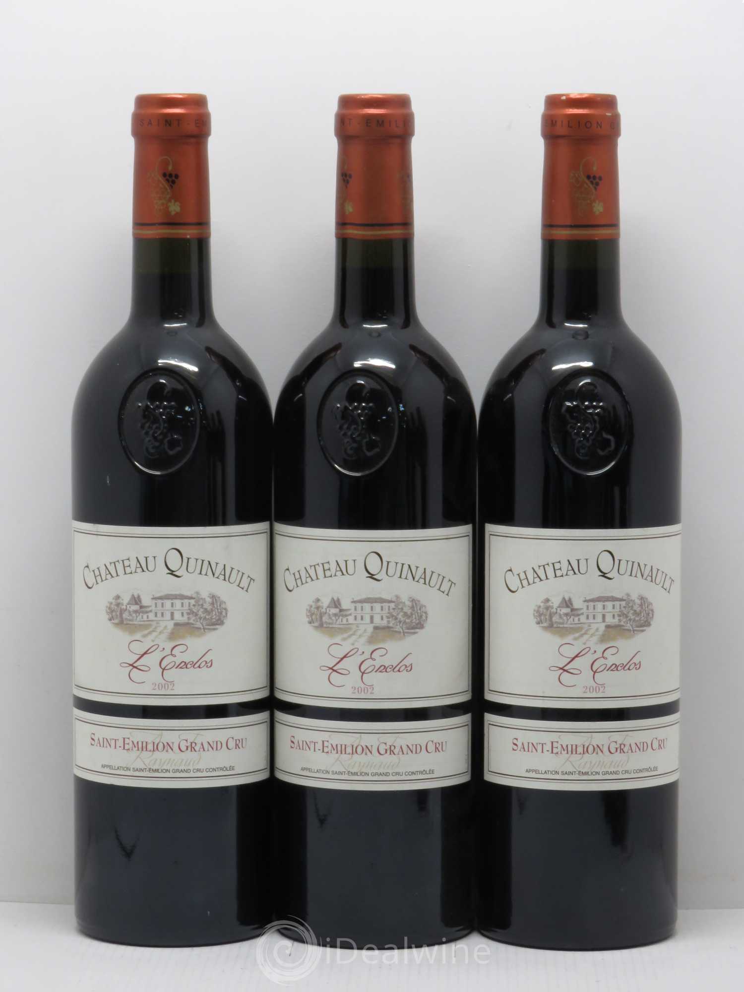 Château Quinault L'Enclos 2002 - Lot de 6 bouteilles - 1