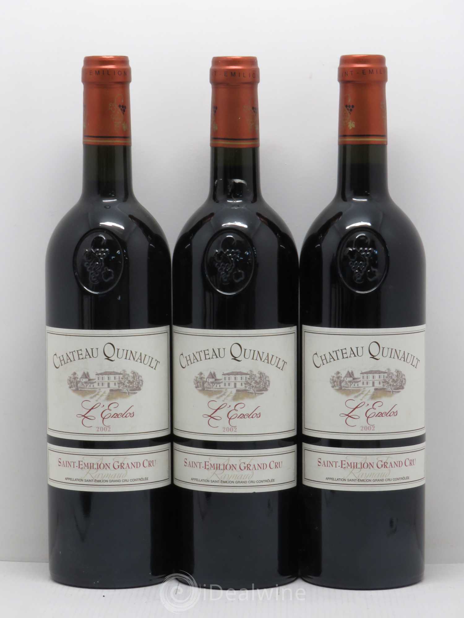 Château Quinault L'Enclos 2002 - Lot de 6 bouteilles - 2