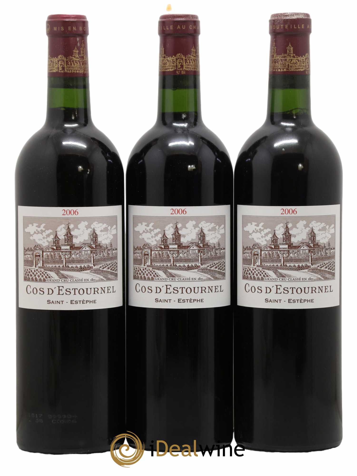 Cos d'Estournel 2ème Grand Cru Classé 2006 - Lot de 3 bouteilles - 0