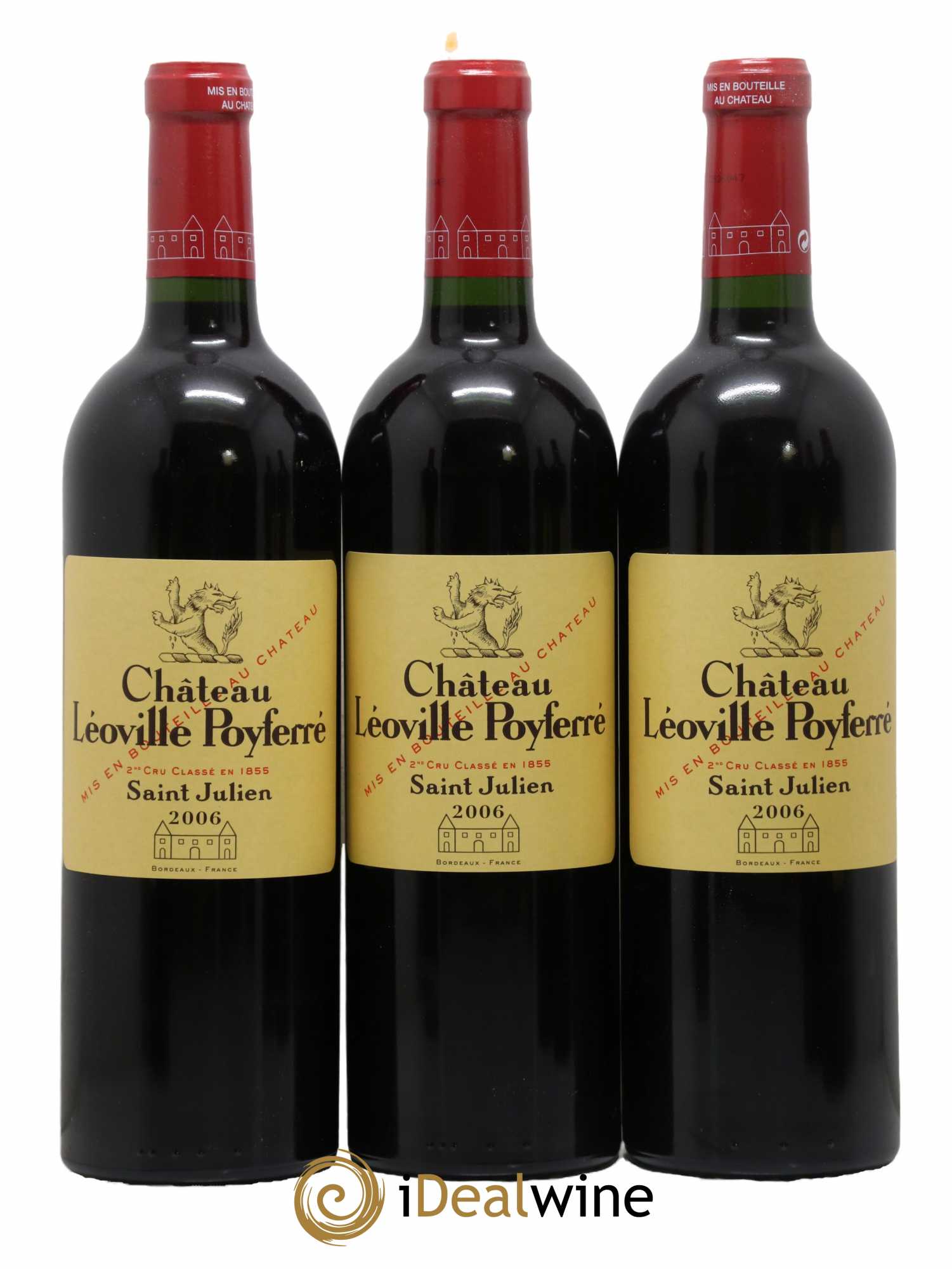 Château Léoville Poyferré 2ème Grand Cru Classé 2006 - Lot de 6 bouteilles - 1
