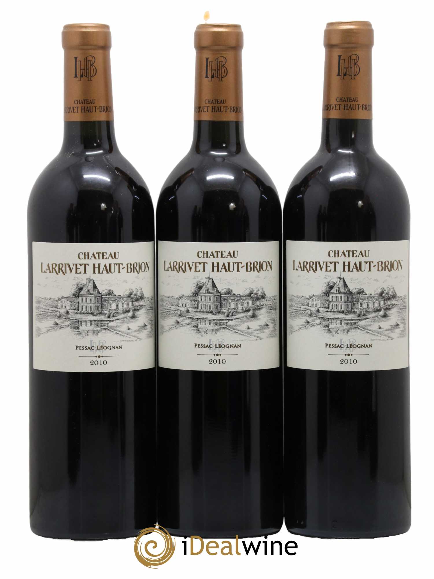 Château Larrivet Haut-Brion 2010 - Lot de 6 bouteilles - 2