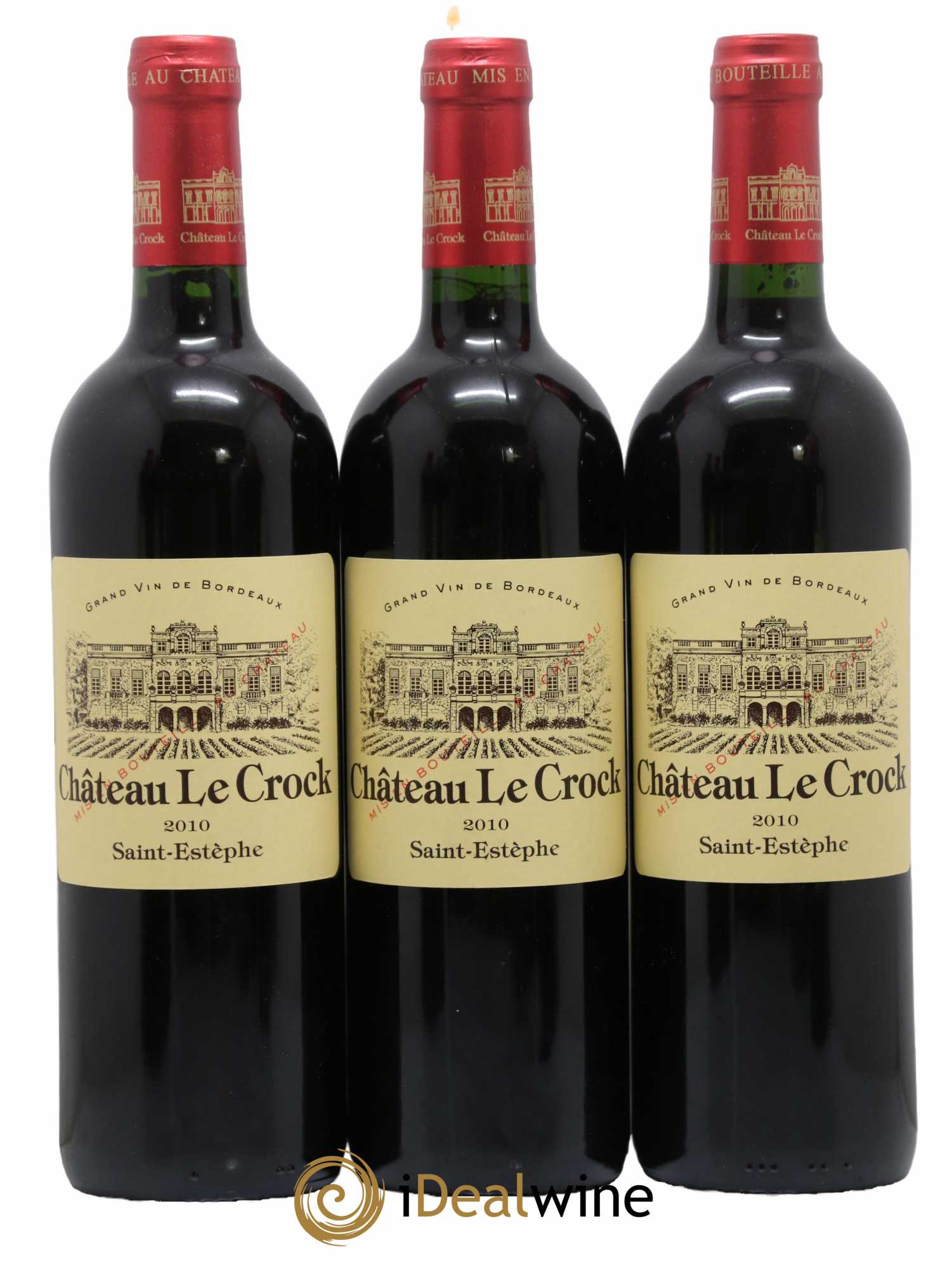 Château le Crock Cru Bourgeois 2010 - Lot de 6 bouteilles - 1