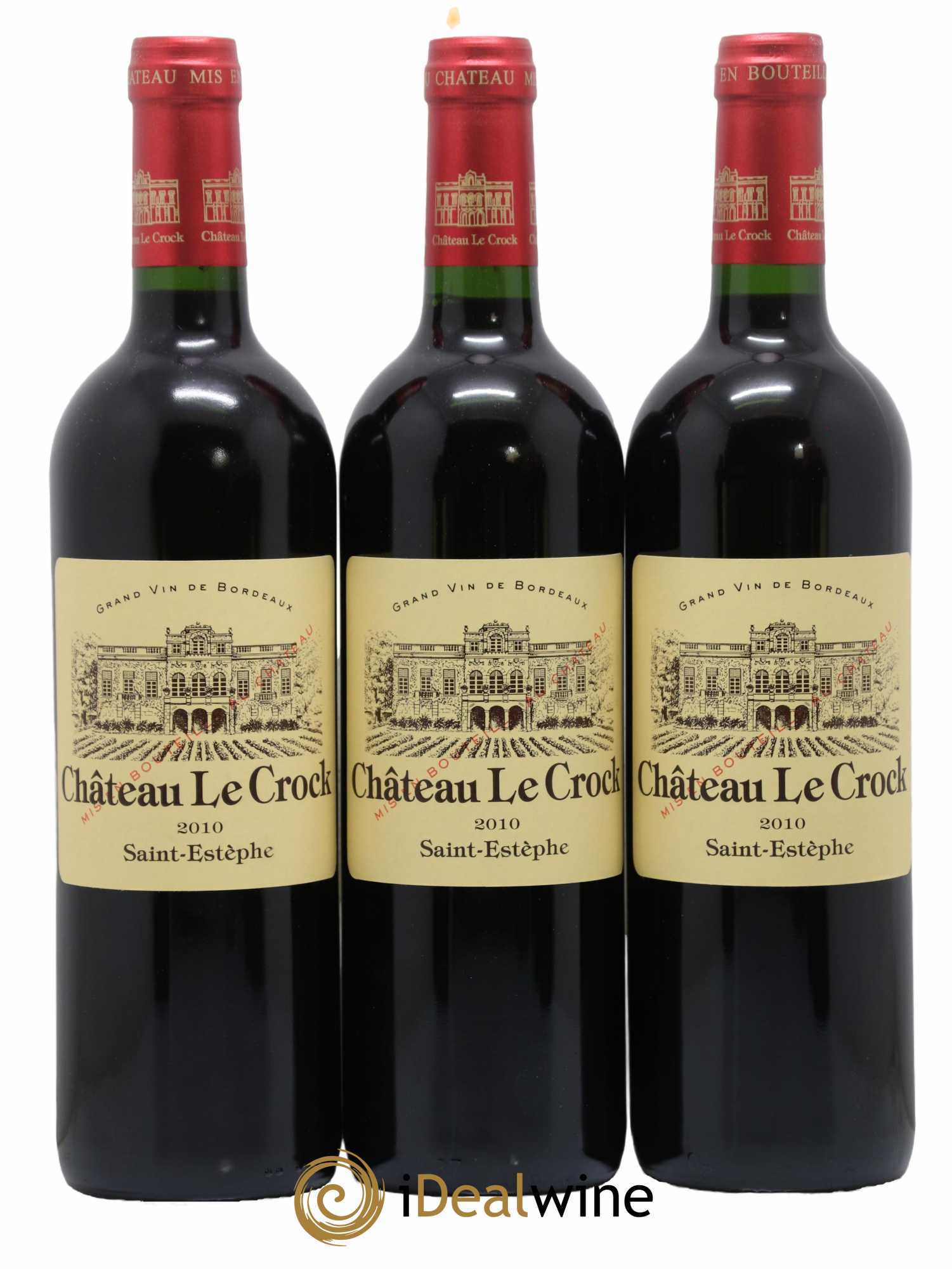 Château le Crock Cru Bourgeois 2010 - Lot de 6 bouteilles - 2