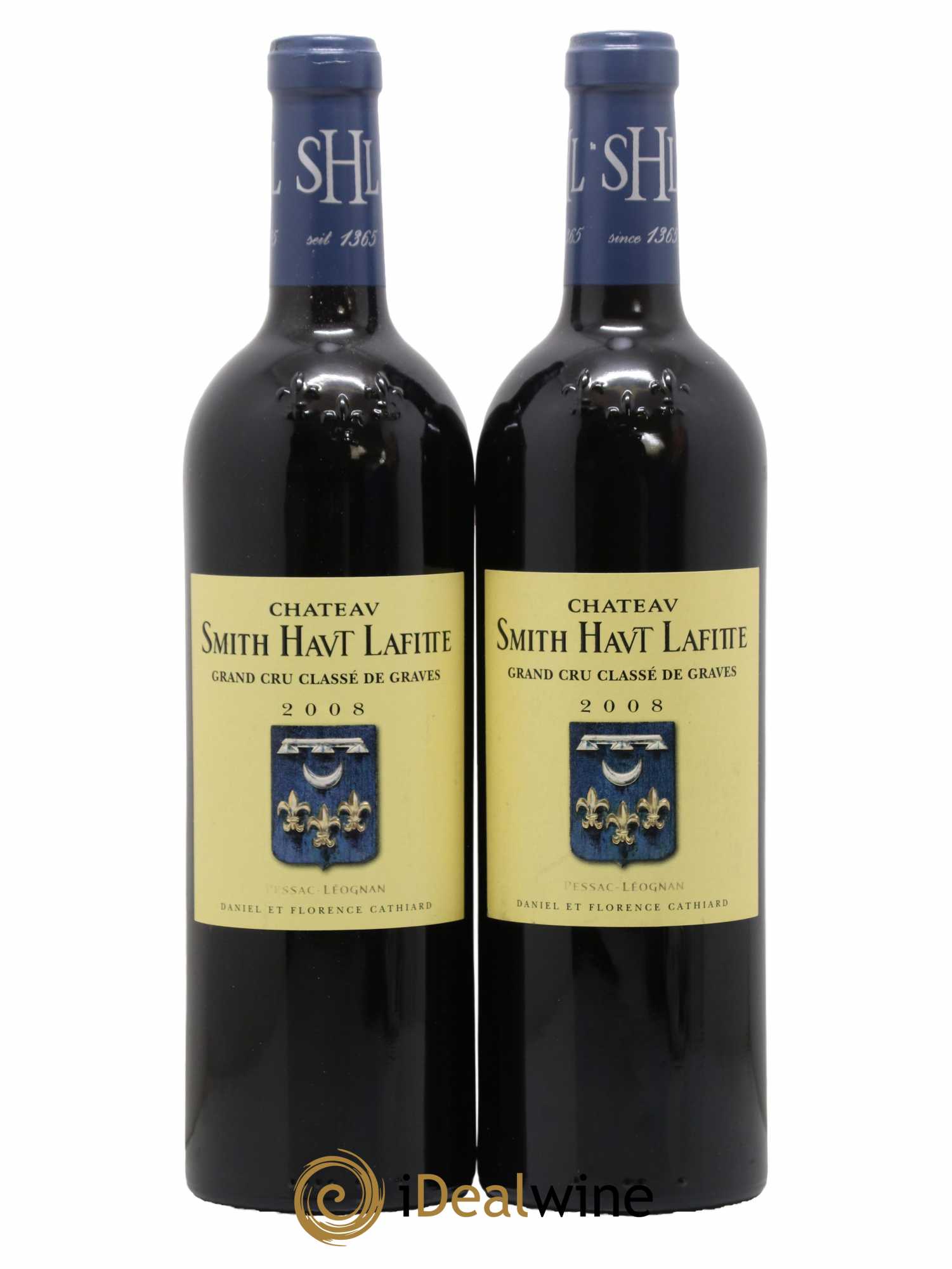Château Smith Haut Lafitte Cru Classé de Graves 2008 - Lot de 2 bouteilles - 0