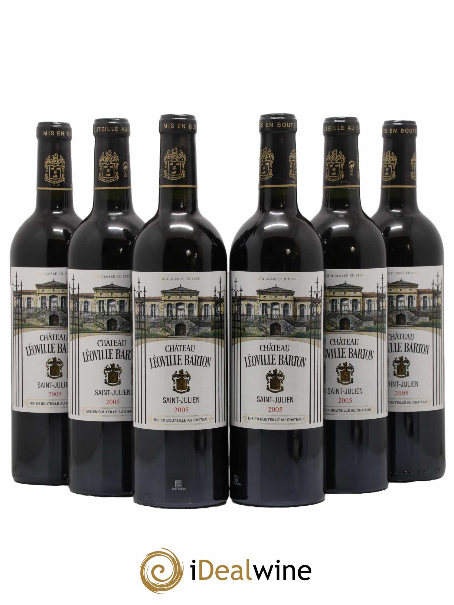 Château Léoville Barton 2ème Grand Cru Classé 2005 - Lot de 6 bouteilles - 0