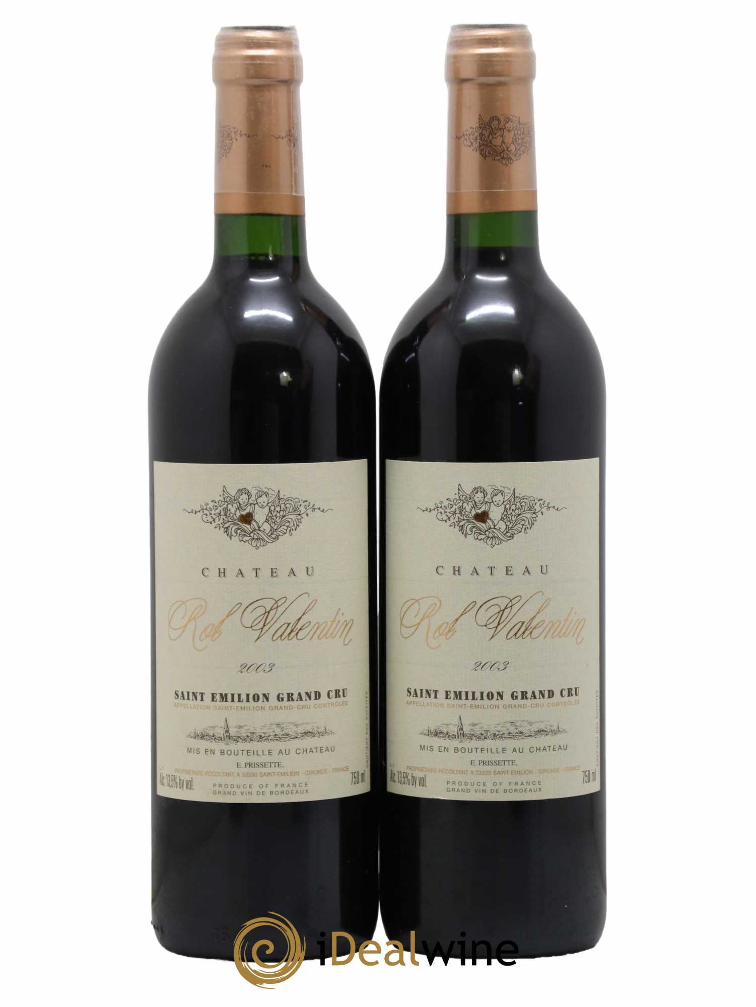 Château Rol Valentin Grand Cru Classé 2003 - Posten von 2 Flaschen - 0