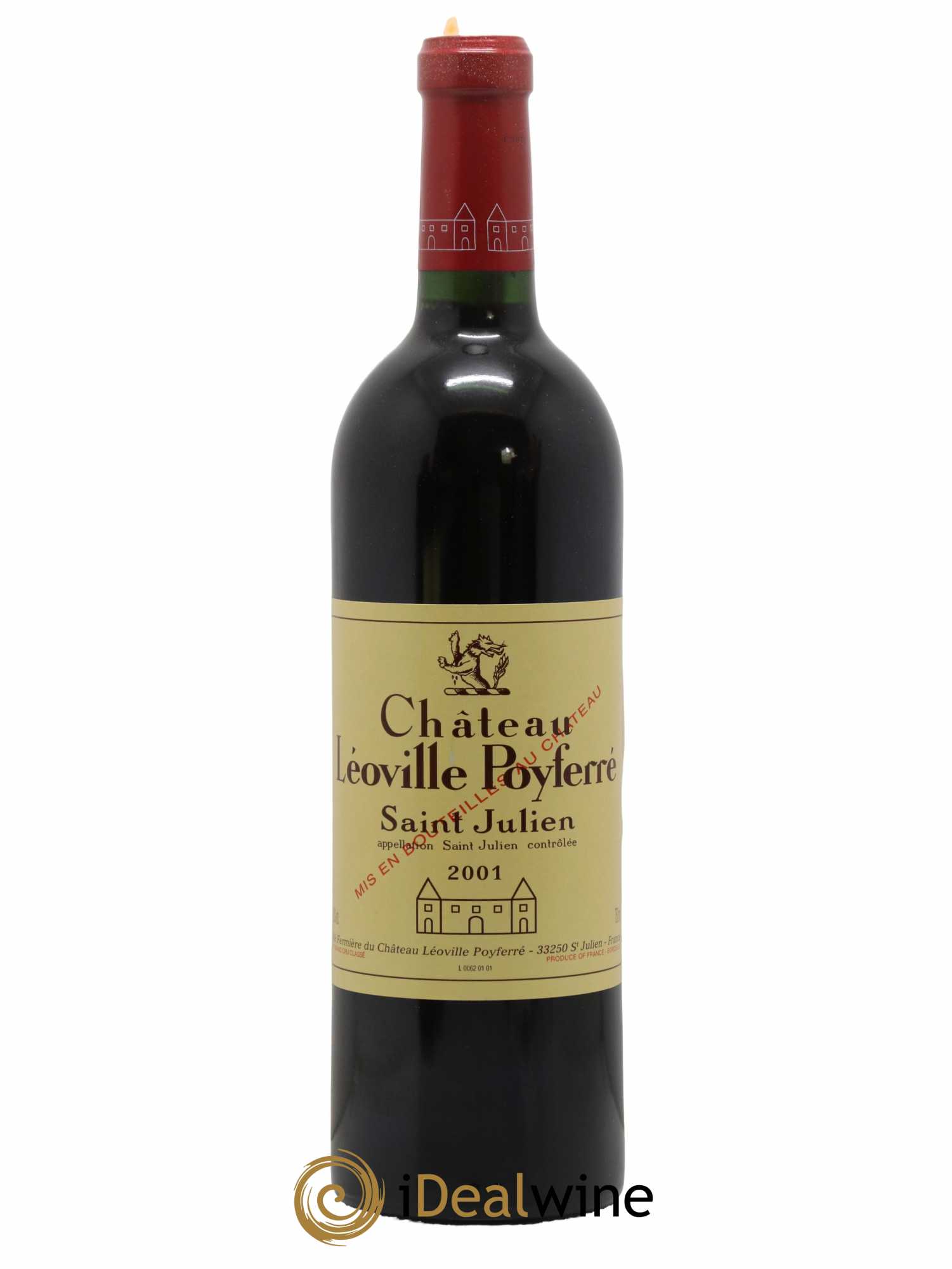 Château Léoville Poyferré 2ème Grand Cru Classé 2001 - Lot de 1 bouteille - 0