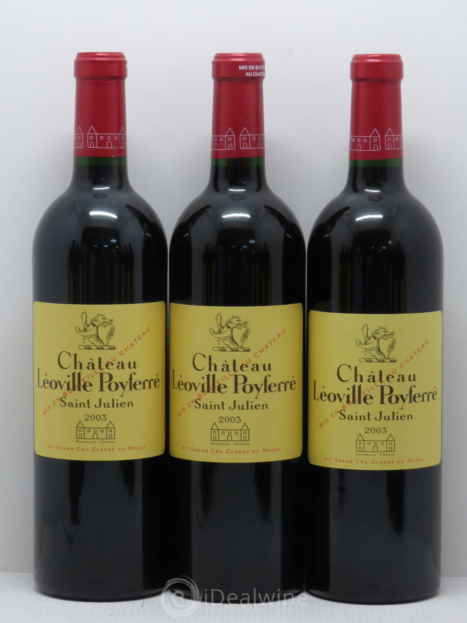 Château Léoville Poyferré 2ème Grand Cru Classé 2003 - Lot de 12 bouteilles - 3