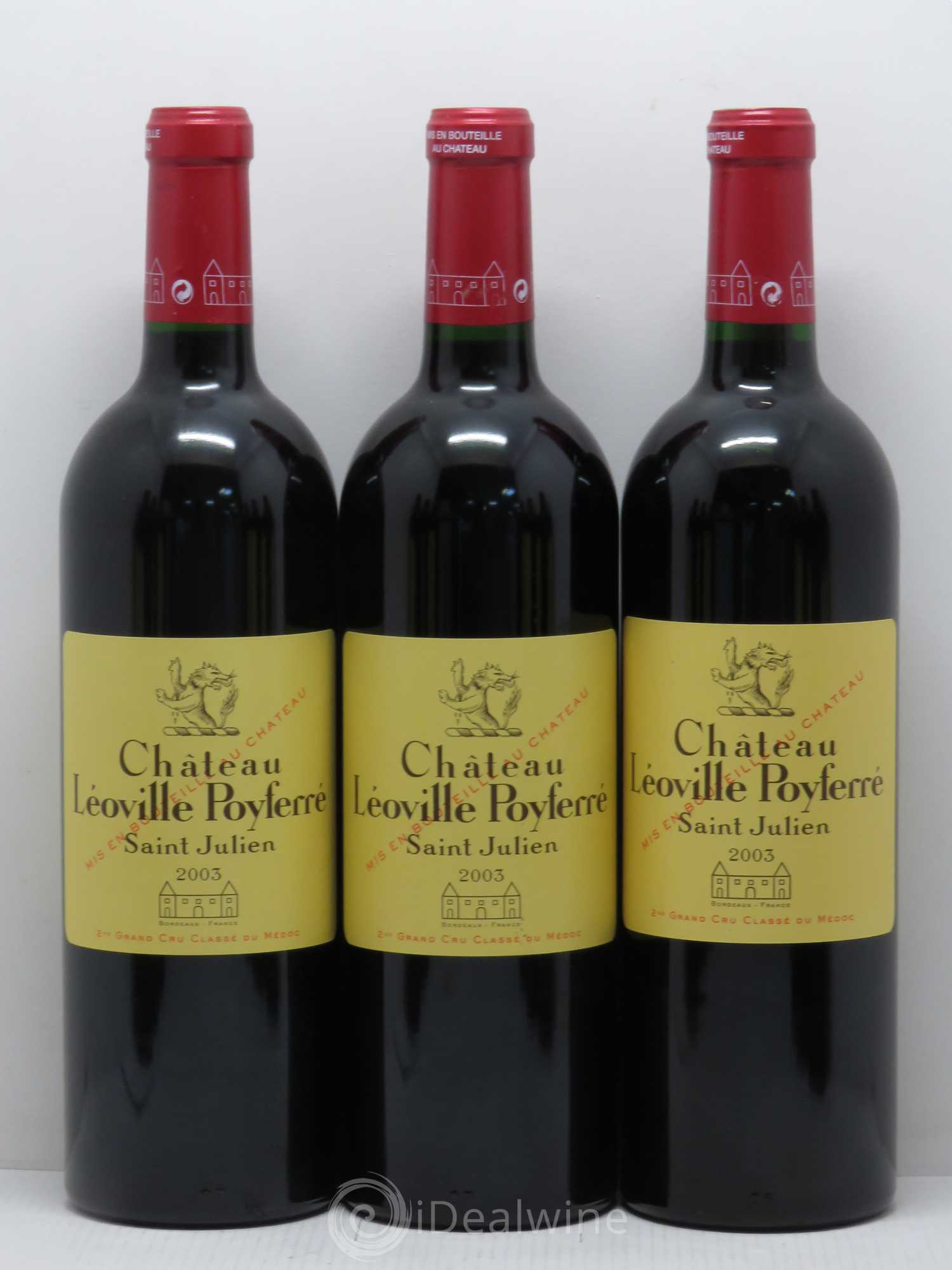 Château Léoville Poyferré 2ème Grand Cru Classé 2003 - Lot de 12 bouteilles - 4