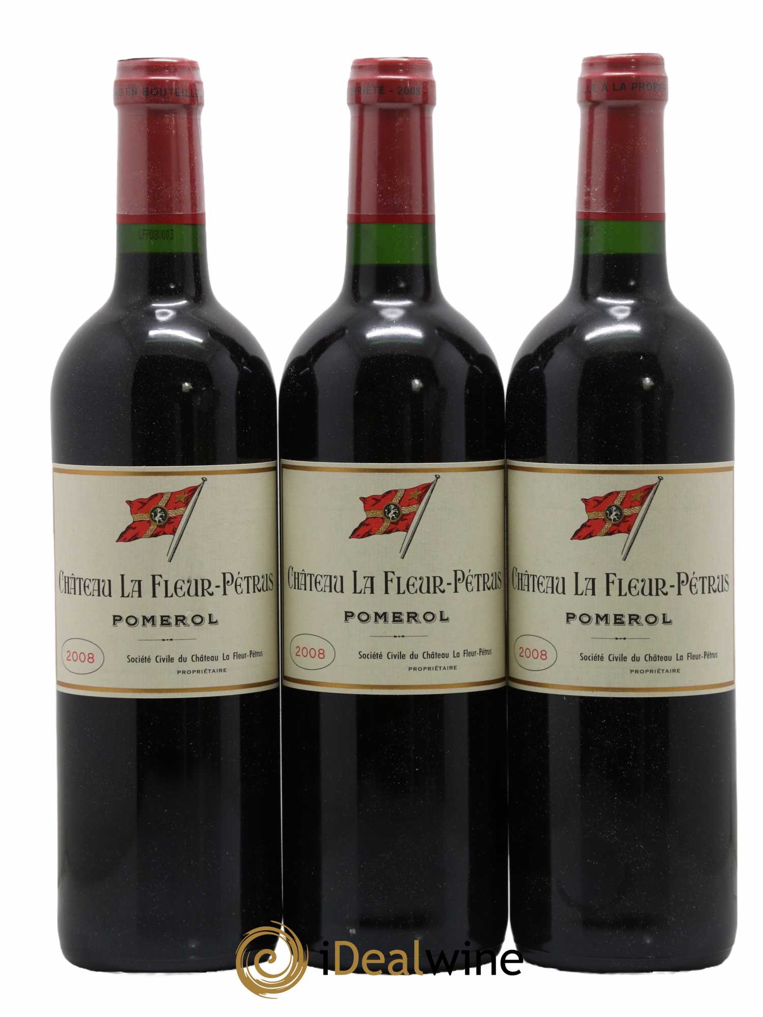 Château la Fleur Petrus 2008 - Lot de 3 bouteilles - 0