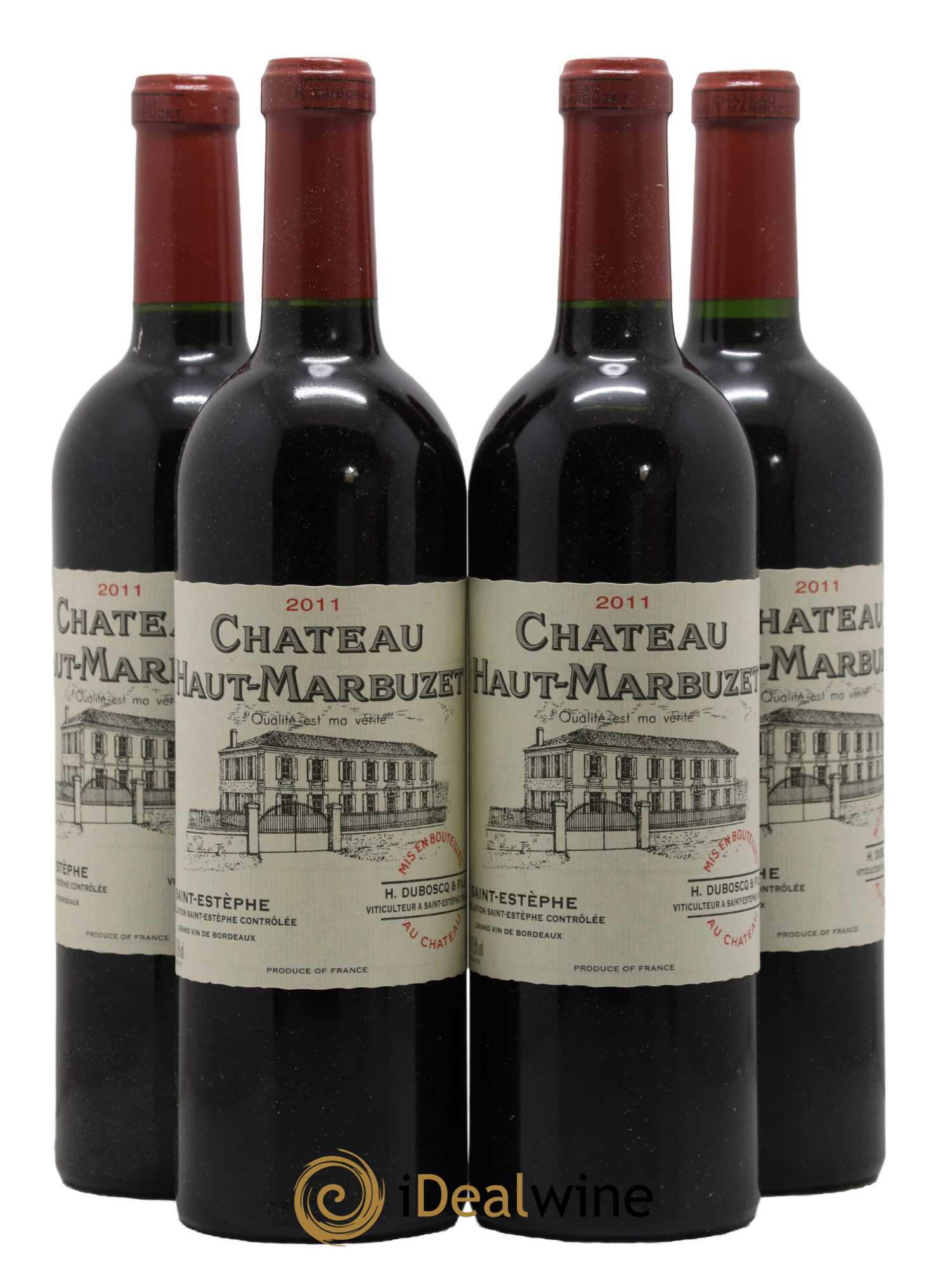 Château Haut Marbuzet 2011 - Lot de 4 bouteilles - 0
