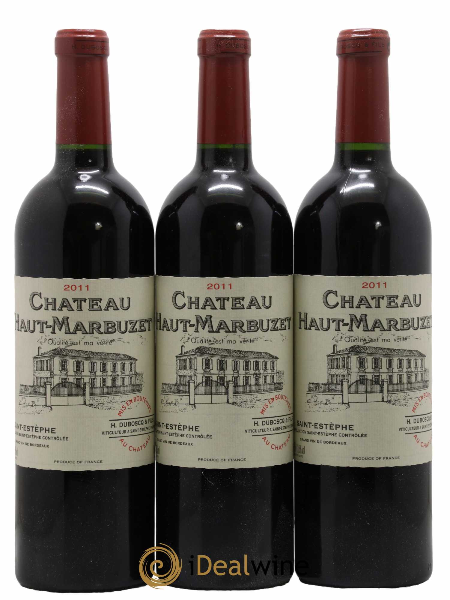 Château Haut Marbuzet 2011 - Lot de 3 bouteilles - 0
