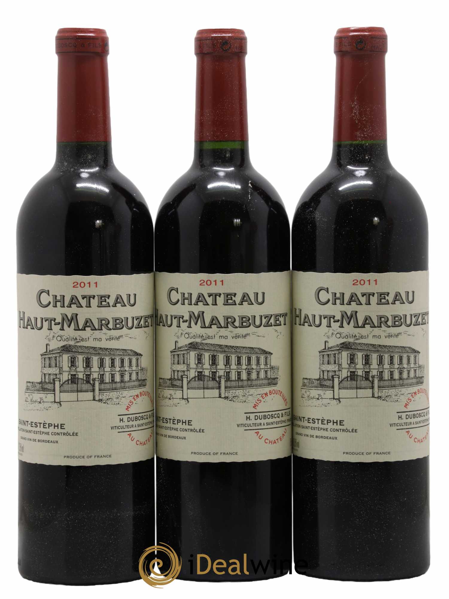 Château Haut Marbuzet 2011 - Lot de 3 bouteilles - 0