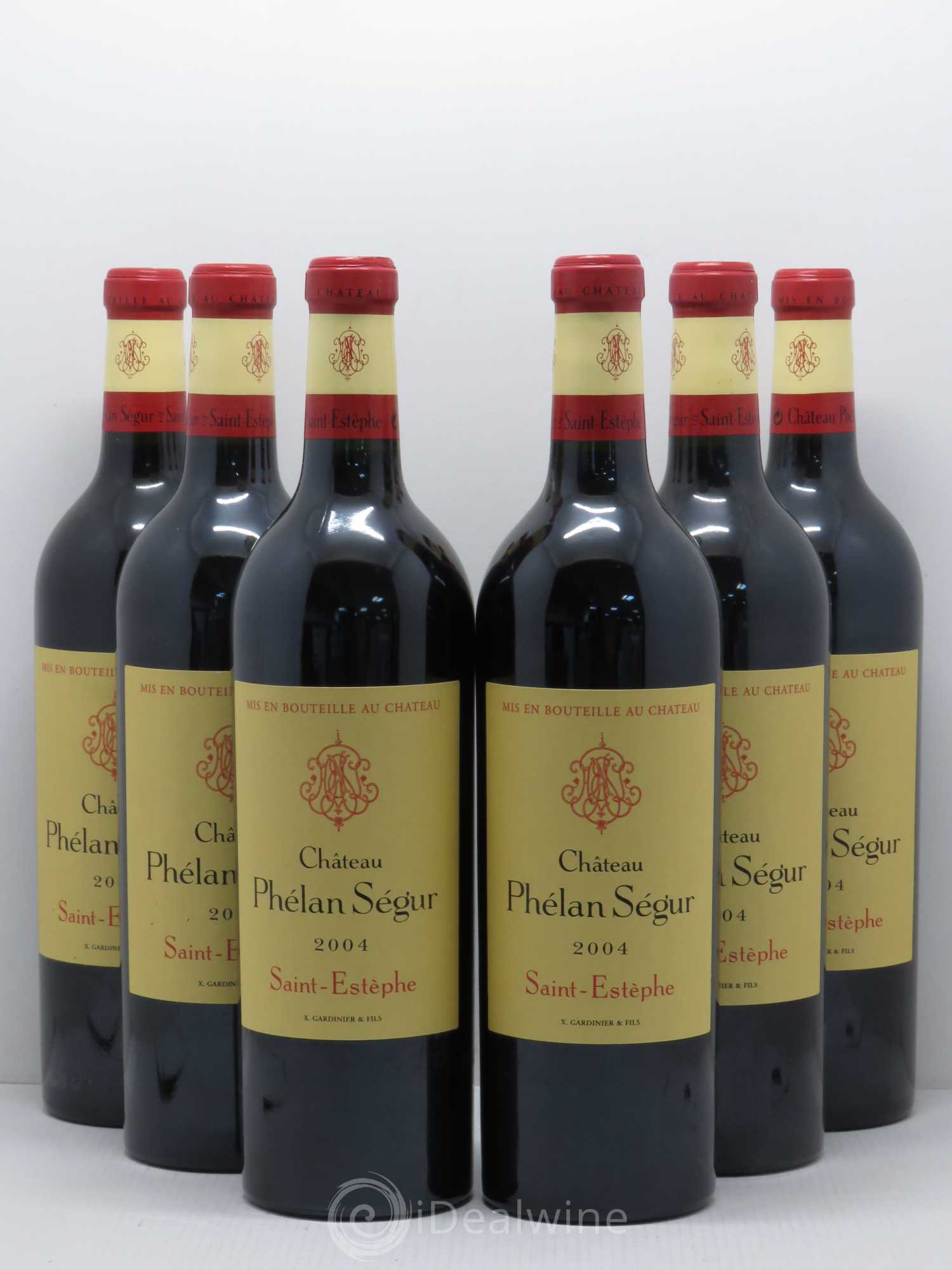 Château Phélan Ségur 2004 - Lot de 6 bouteilles - 0