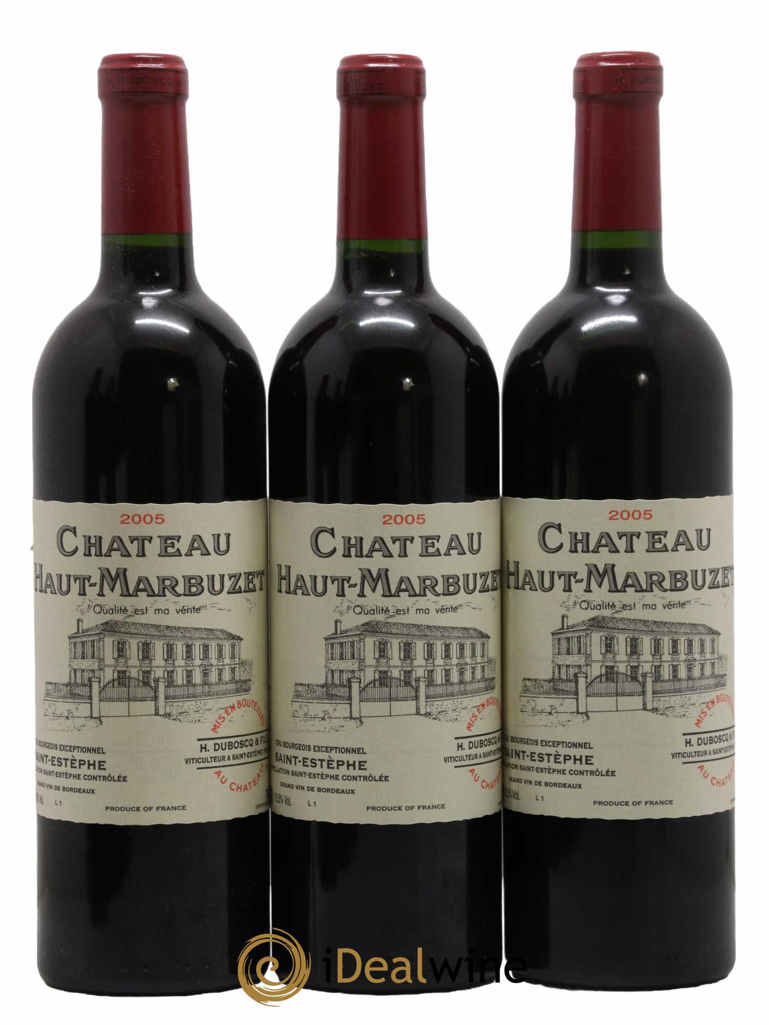 Château Haut Marbuzet 2005 - Lot de 6 bouteilles - 1