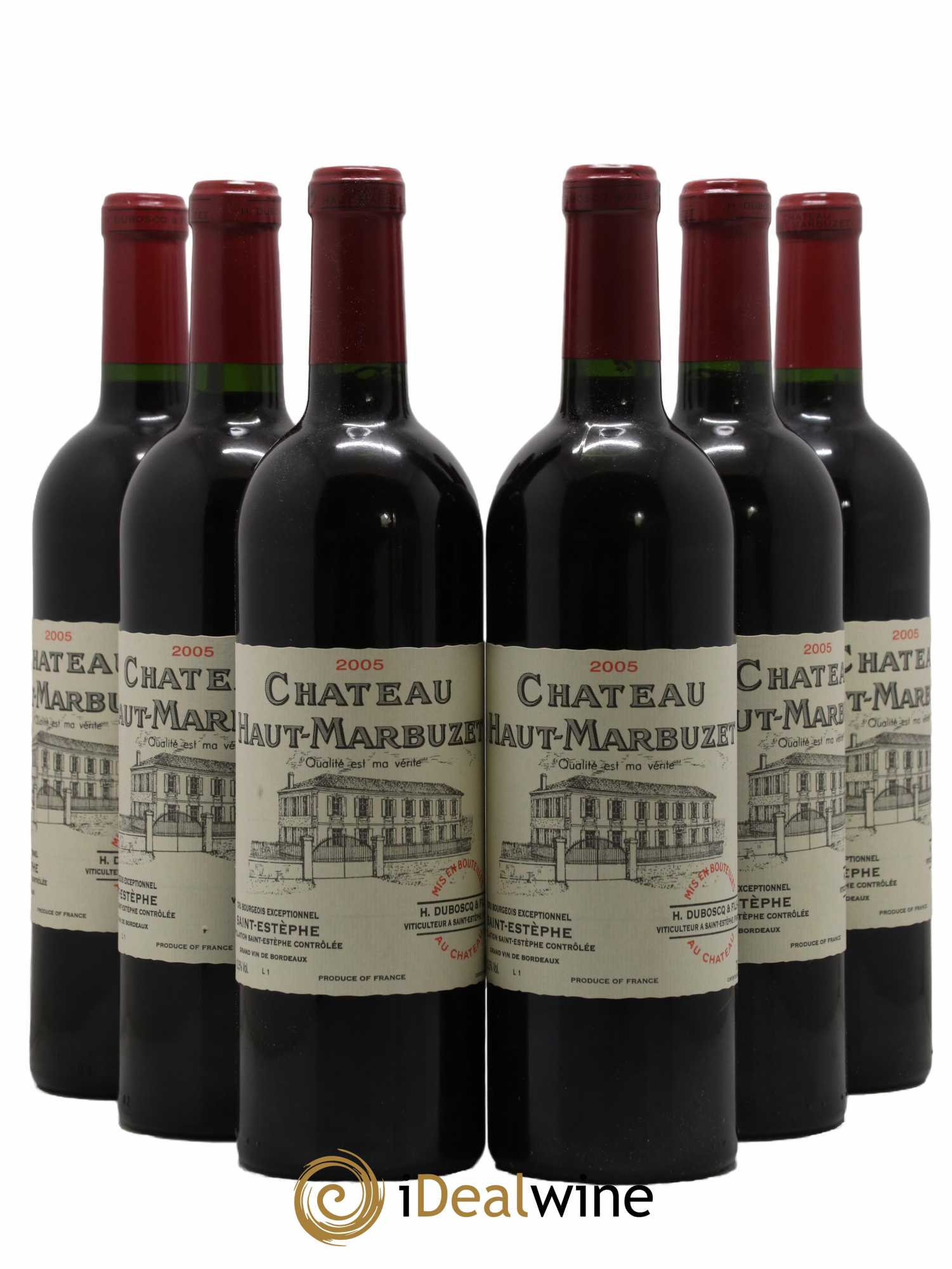 Château Haut Marbuzet 2005 - Lot de 6 bouteilles - 0
