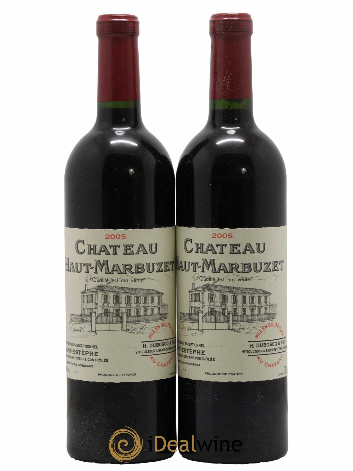 Château Haut Marbuzet 2005 - Lot de 2 bouteilles - 0