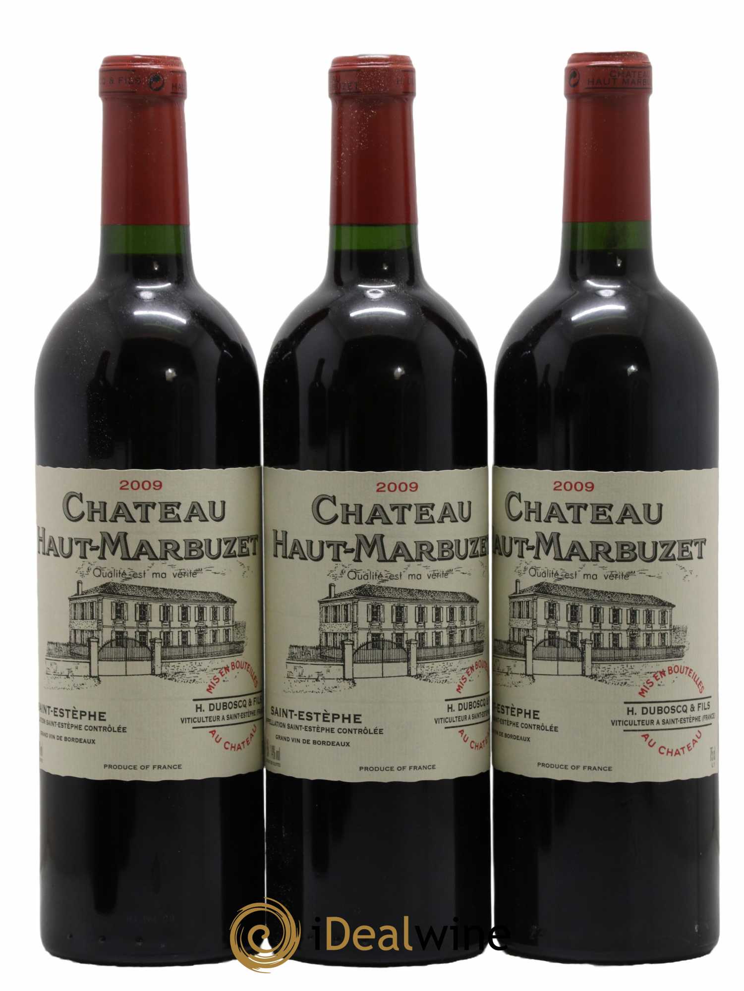 Château Haut Marbuzet 2009 - Lot de 6 bouteilles - 1