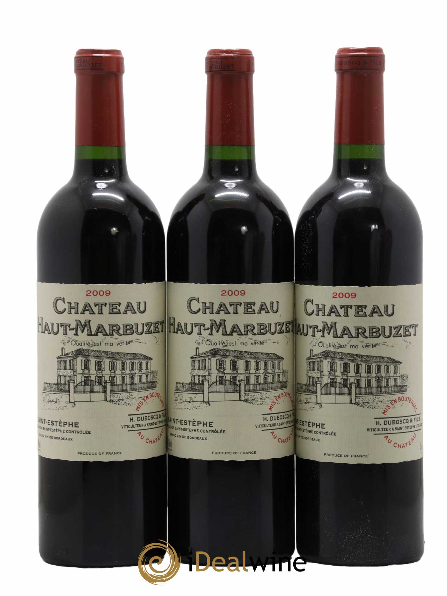 Château Haut Marbuzet 2009 - Lot de 3 bouteilles - 0