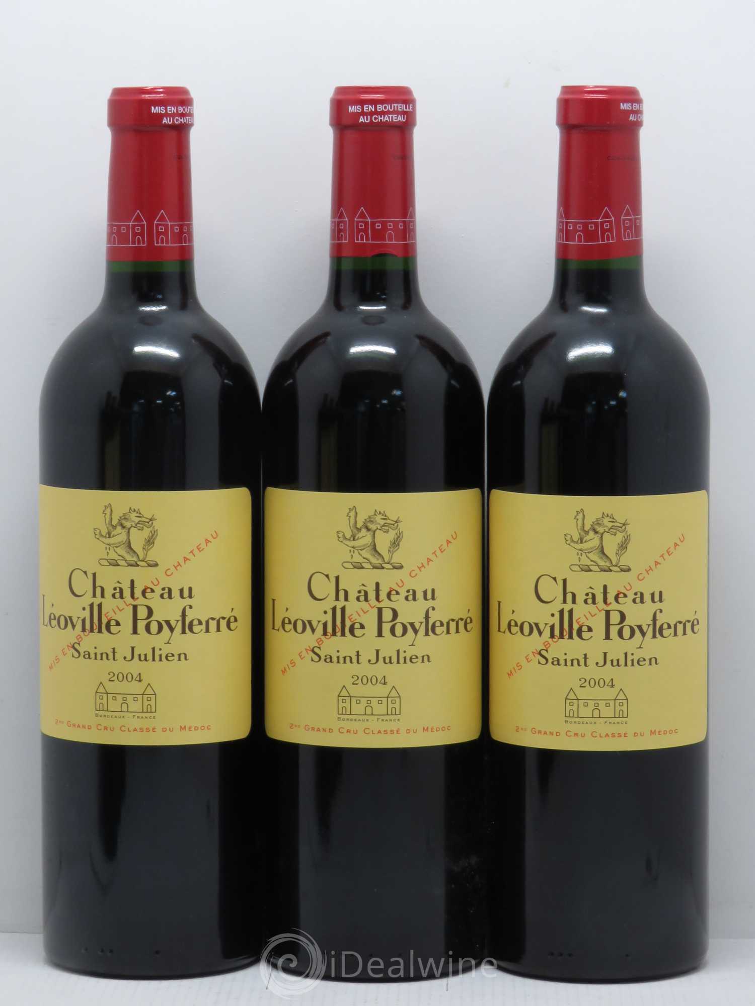Château Léoville Poyferré 2ème Grand Cru Classé 2004 - Lot de 6 bouteilles - 2