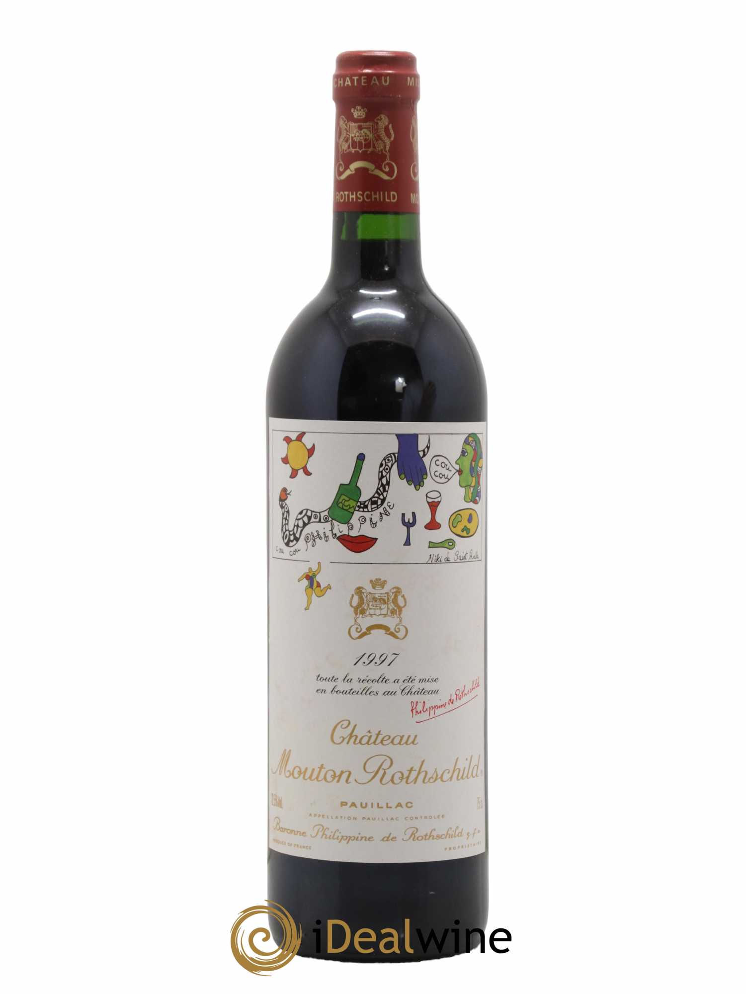 Château Mouton Rothschild 1er Grand Cru Classé 1997 - Lot de 1 bouteille - 0