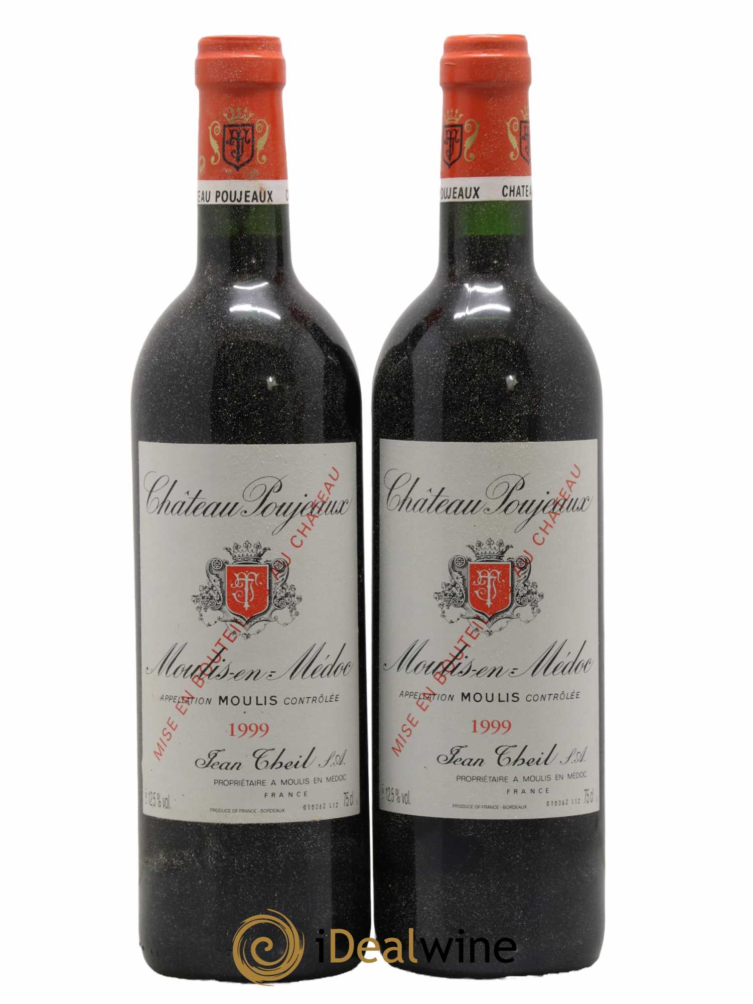 Château Poujeaux 1999 - Lot de 2 bouteilles - 0