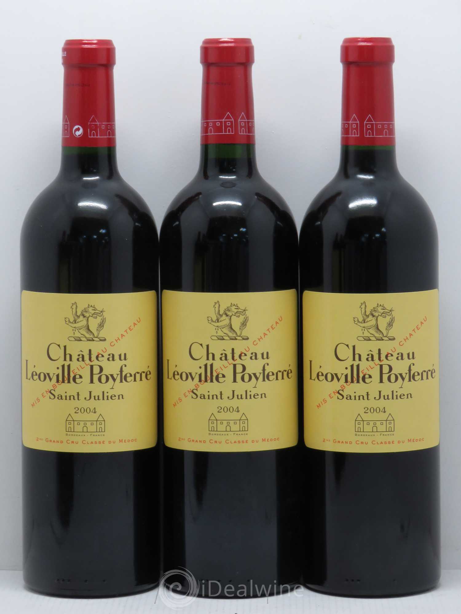 Château Léoville Poyferré 2ème Grand Cru Classé 2004 - Lot de 6 bouteilles - 2