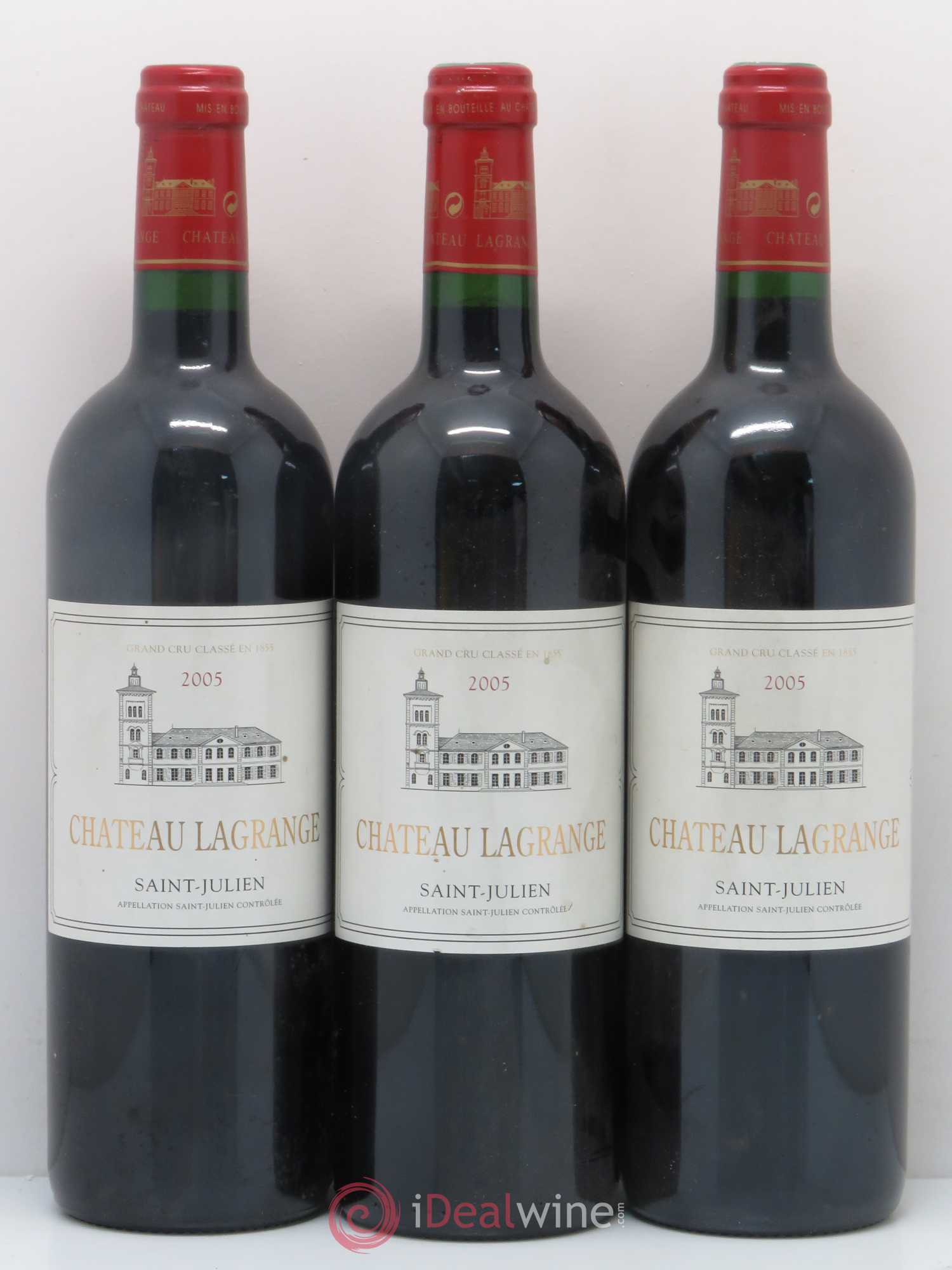 Château Lagrange 3ème Grand Cru Classé 2005 - Lot de 3 bouteilles - 0