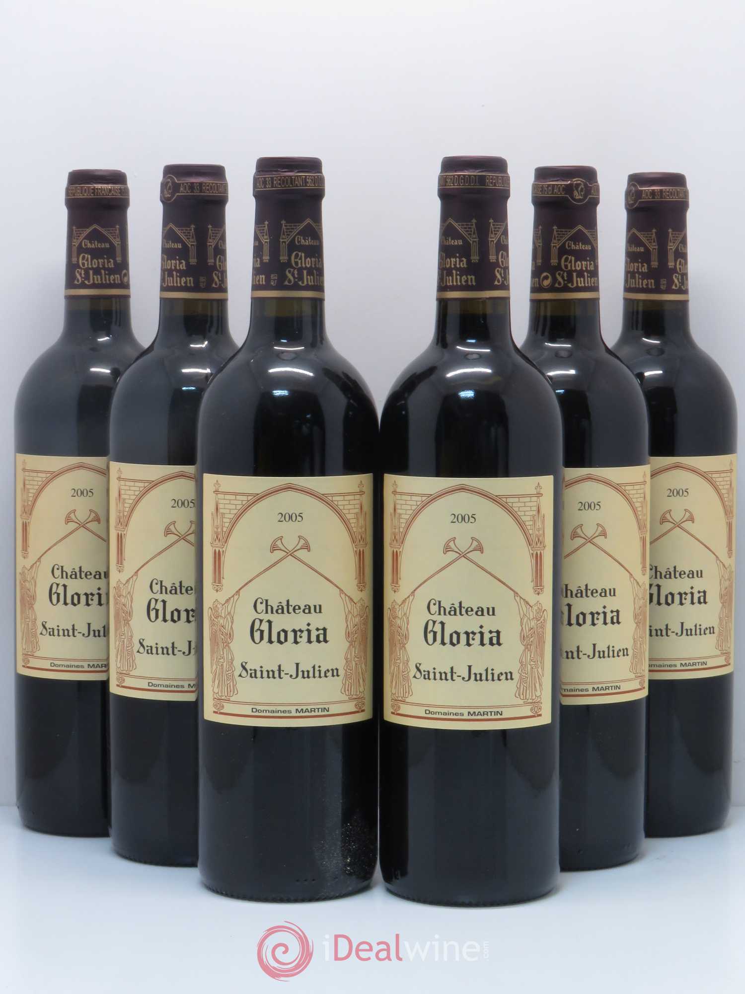 Château Gloria 2005 - Lot de 6 bouteilles - 0