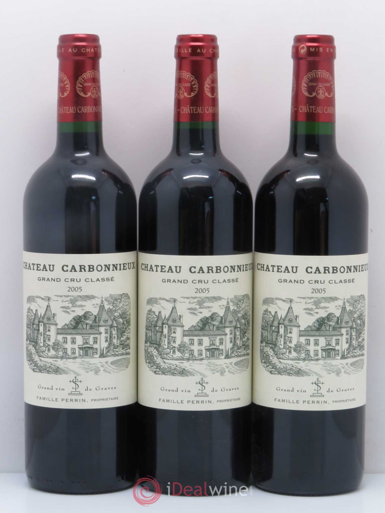 Château Carbonnieux Cru Classé de Graves 2005 - Lot de 6 bouteilles - 2