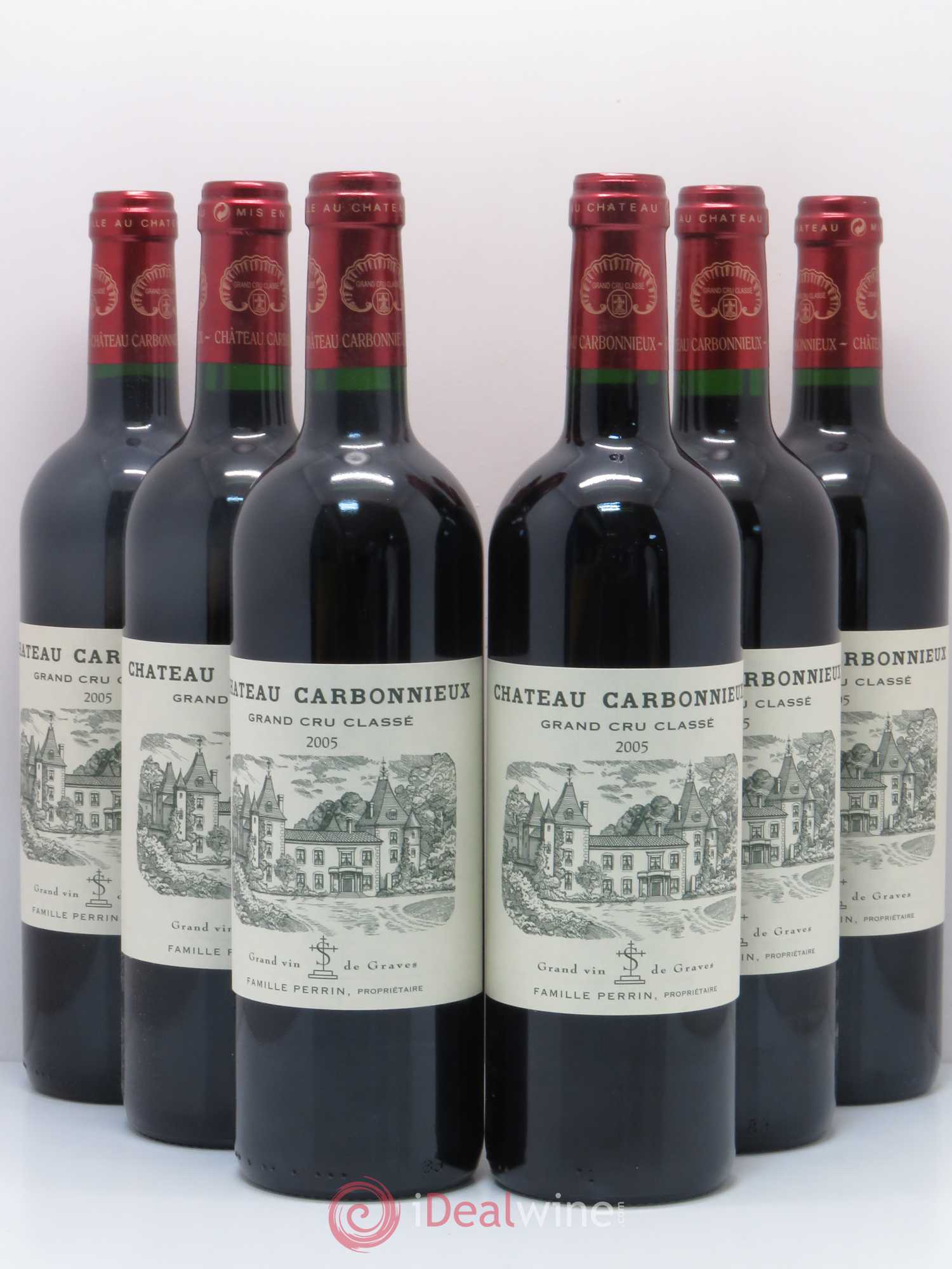 Château Carbonnieux Cru Classé de Graves 2005 - Lot de 6 bouteilles - 0