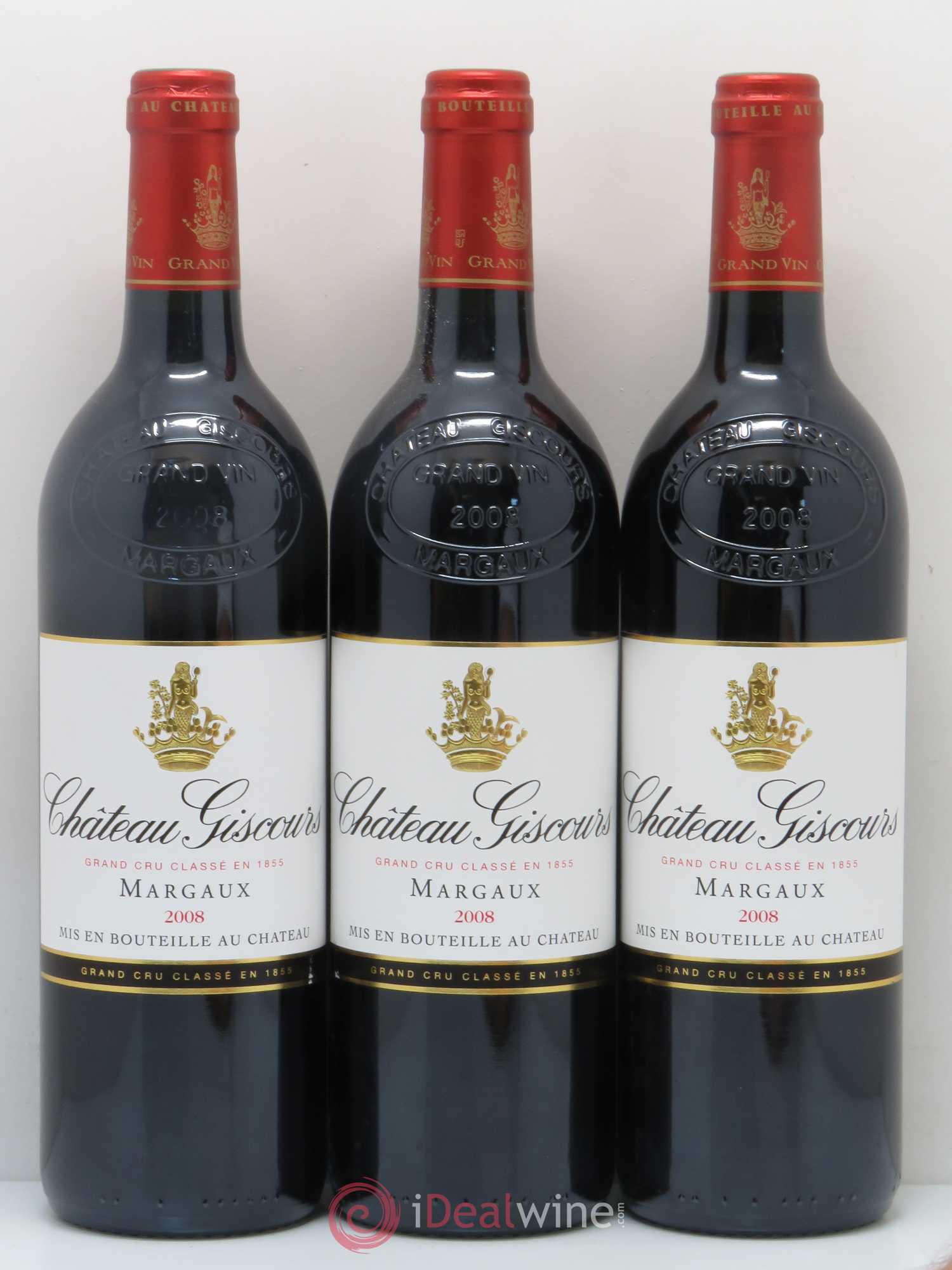 Château Giscours 3ème Grand Cru Classé 2008 - Lot de 6 bouteilles - 1