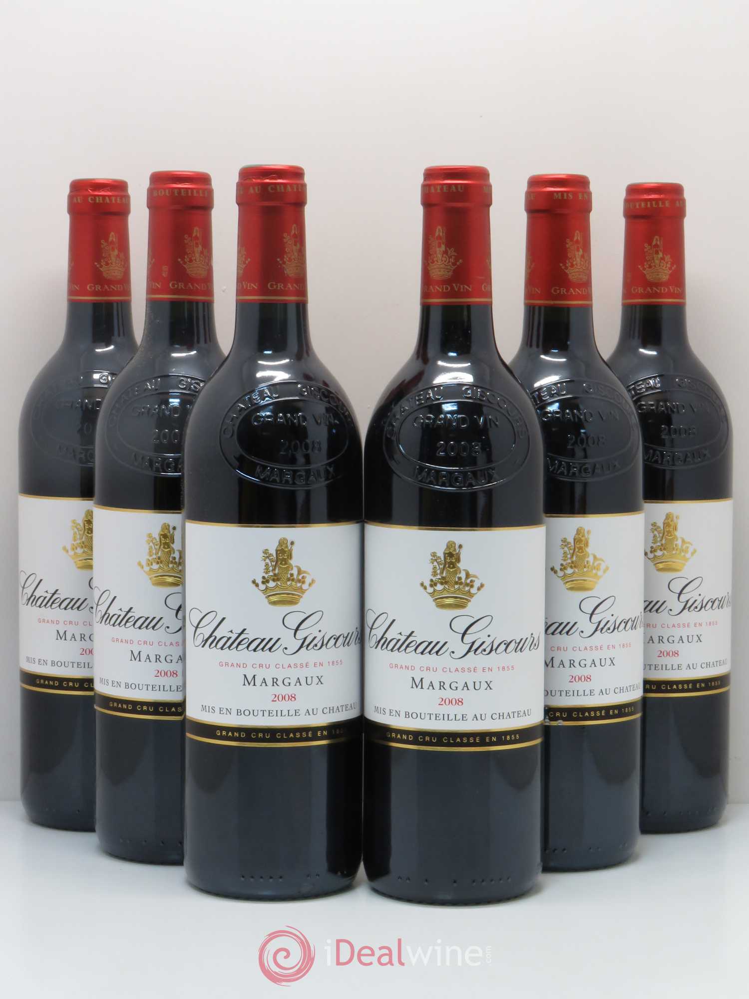 Château Giscours 3ème Grand Cru Classé 2008 - Lot de 6 bouteilles - 0