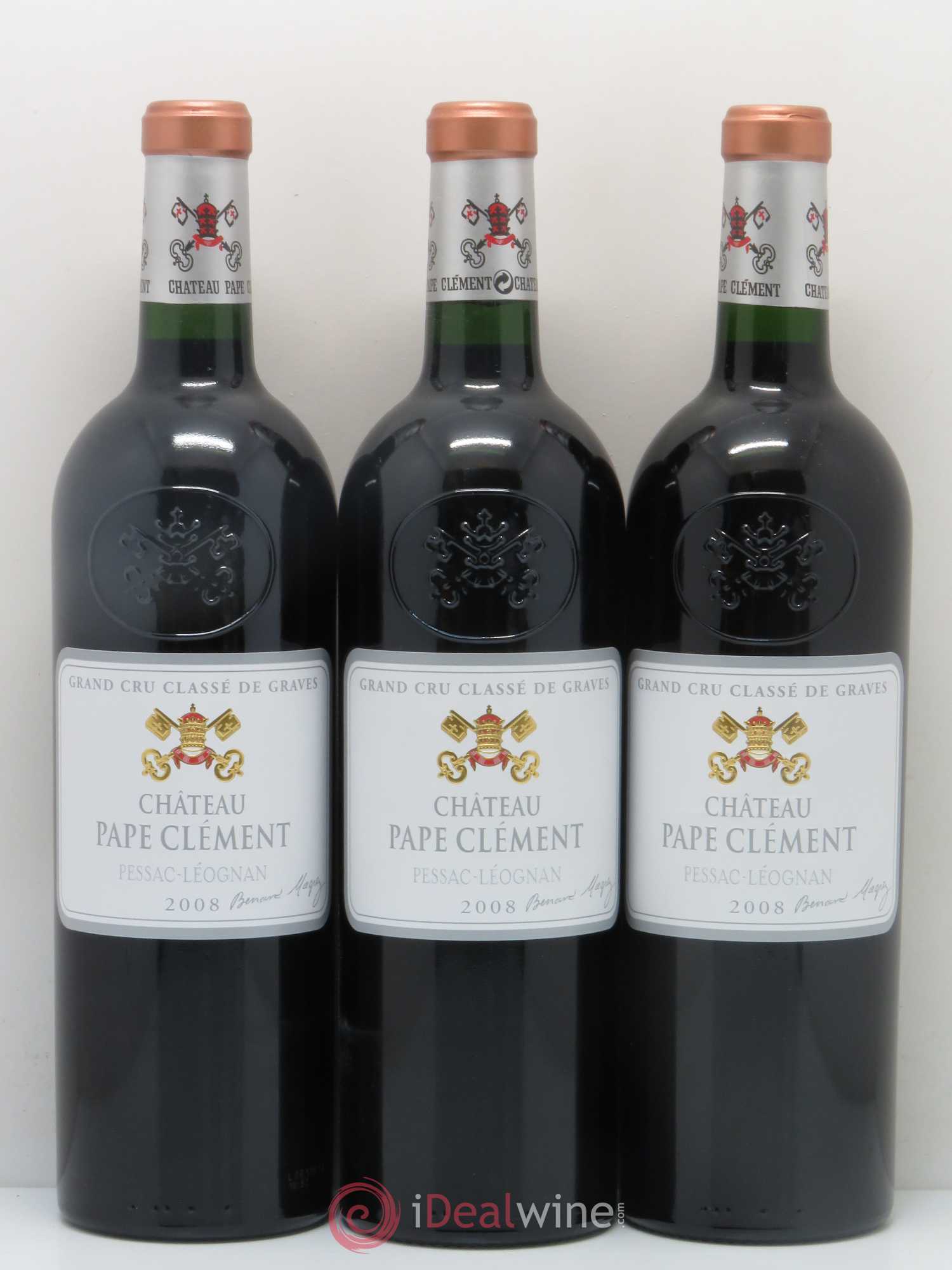 Château Pape Clément Cru Classé de Graves 2008 - Lot de 12 bouteilles - 1