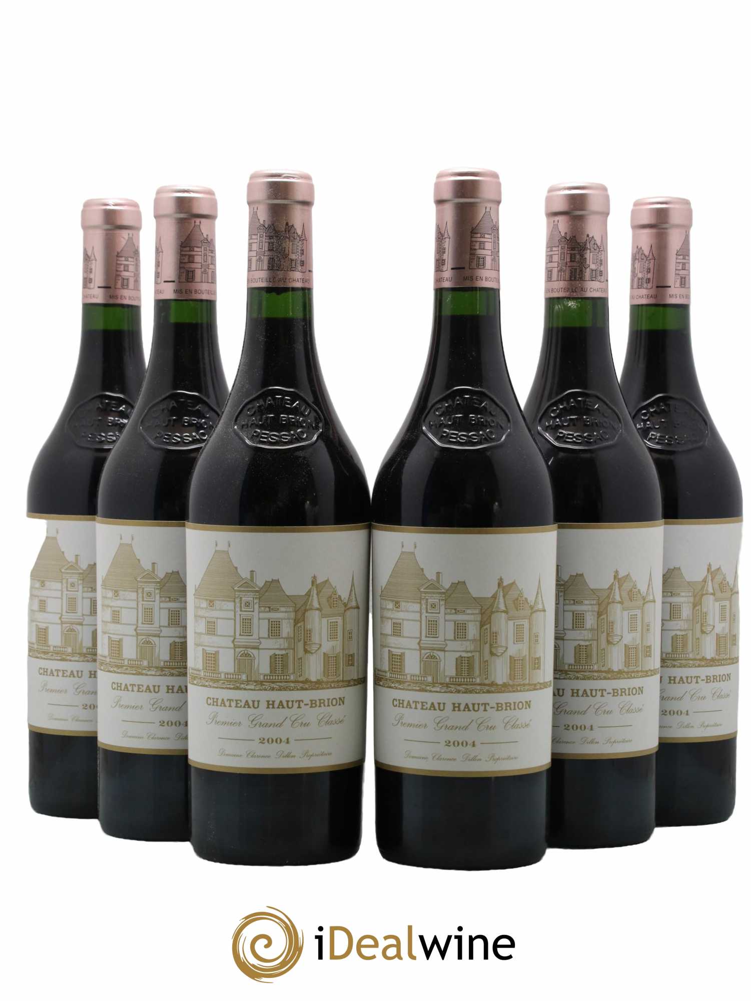 Château Haut Brion 1er Grand Cru Classé 2004 - Lot de 6 bouteilles - 0