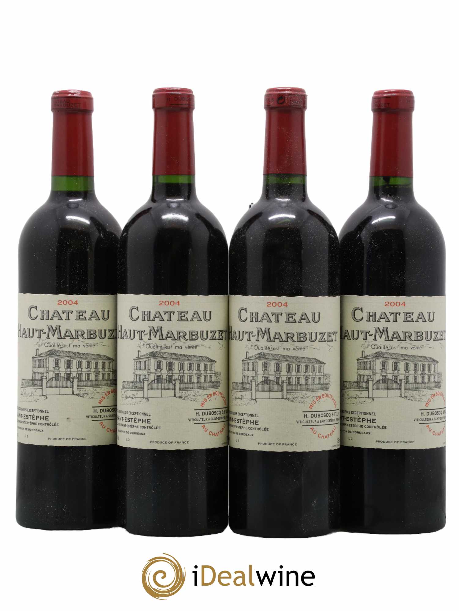 Château Haut Marbuzet 2004 - Lot de 4 bouteilles - 0