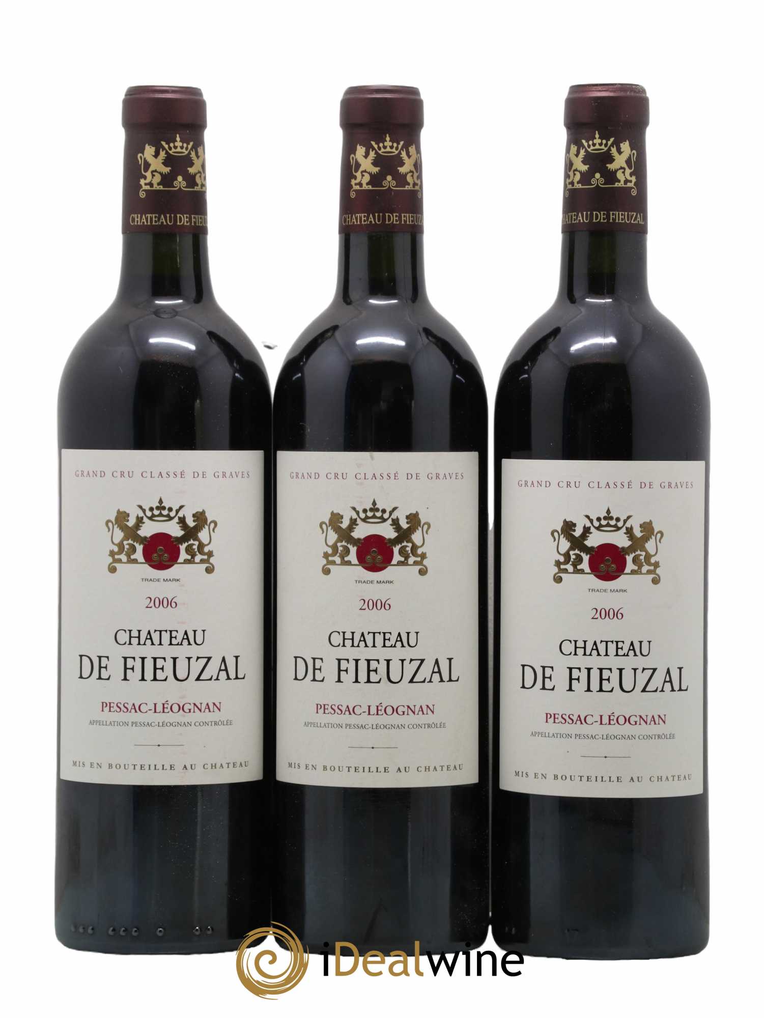Château de Fieuzal Cru Classé de Graves 2006 - Lot de 3 bouteilles - 0