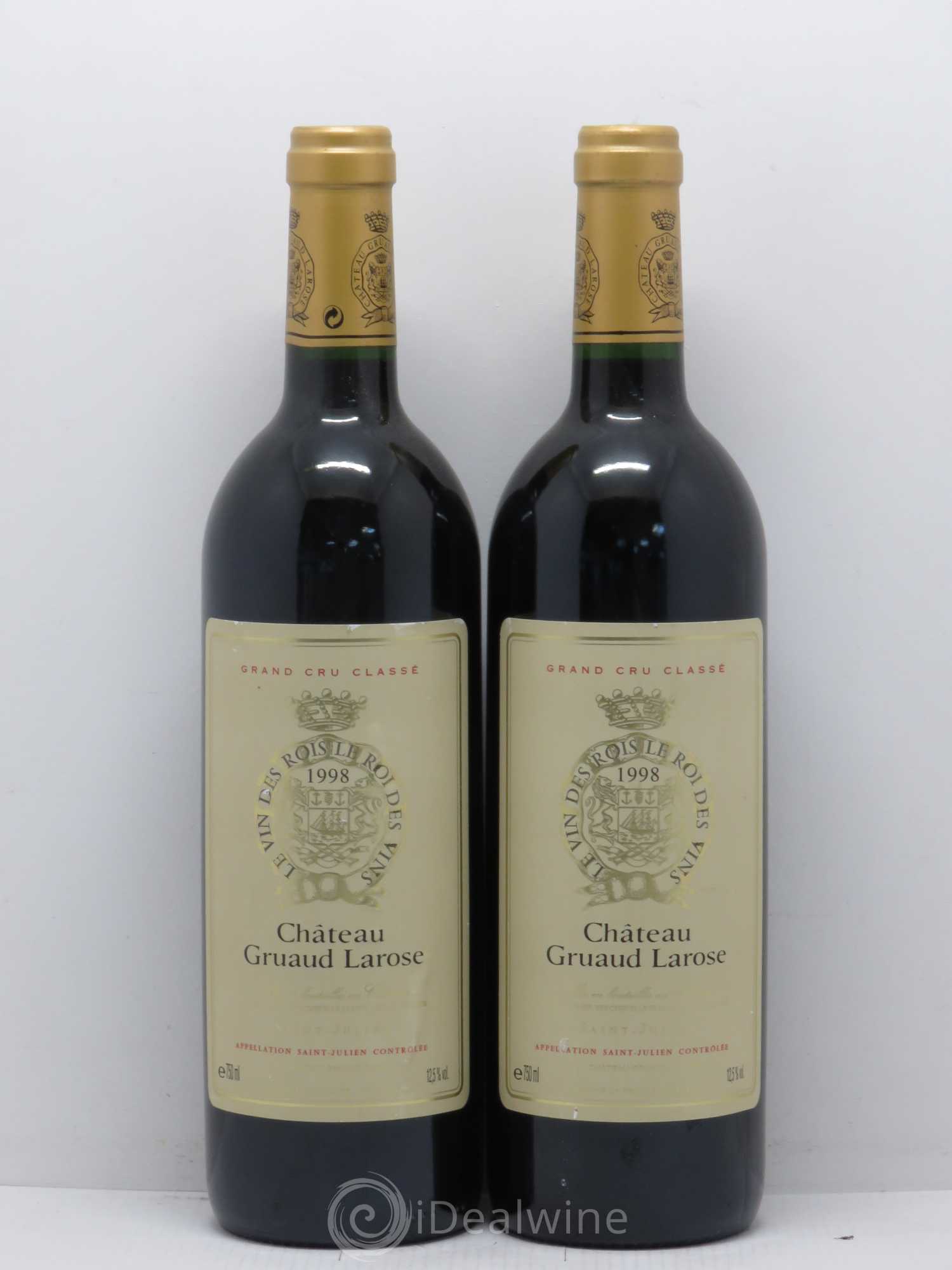 Château Gruaud Larose 2ème Grand Cru Classé 1998 - Lot de 2 bouteilles - 0
