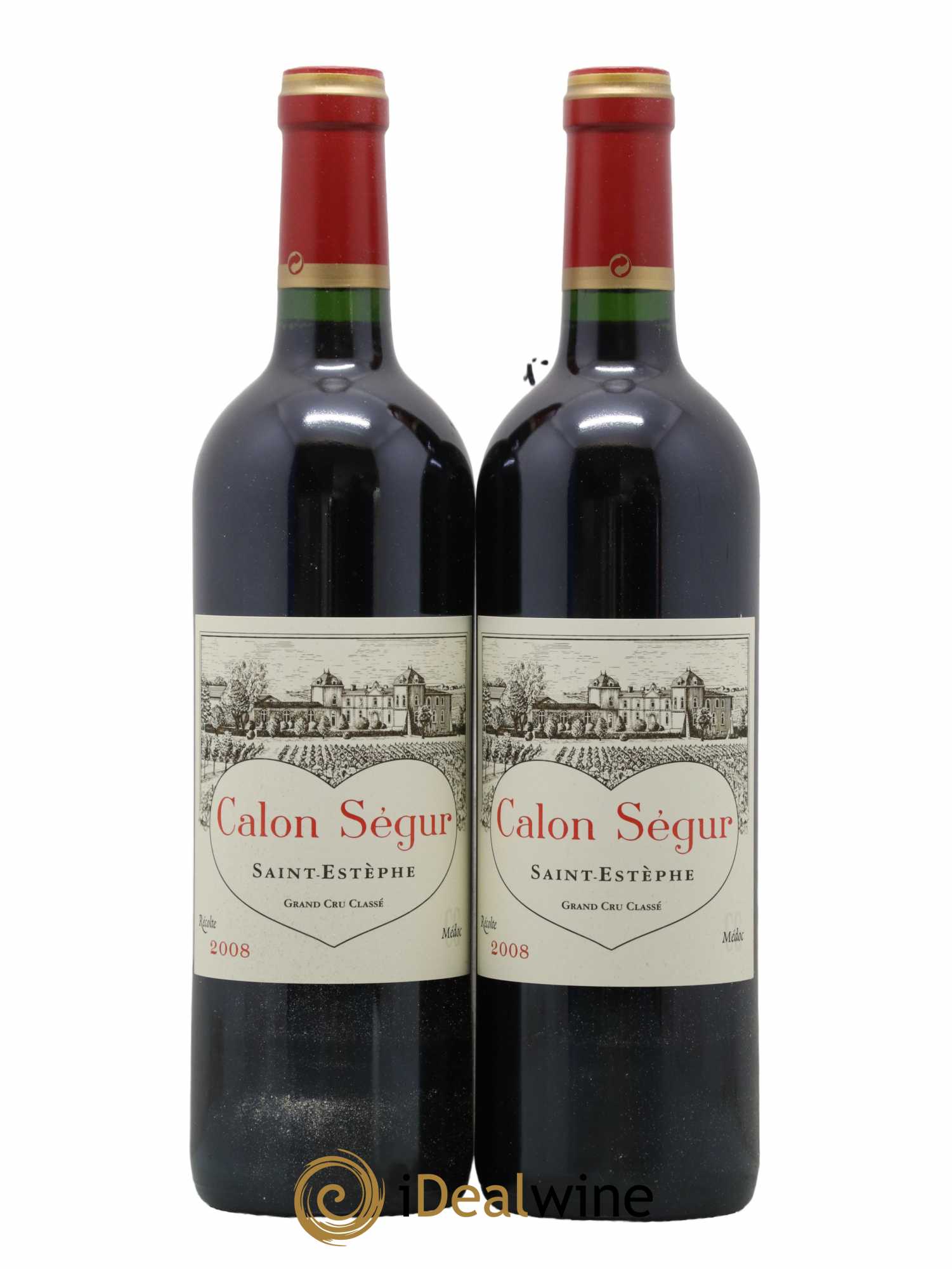 Château Calon Ségur 3ème Grand Cru Classé 2008 - Lot de 2 bouteilles - 0