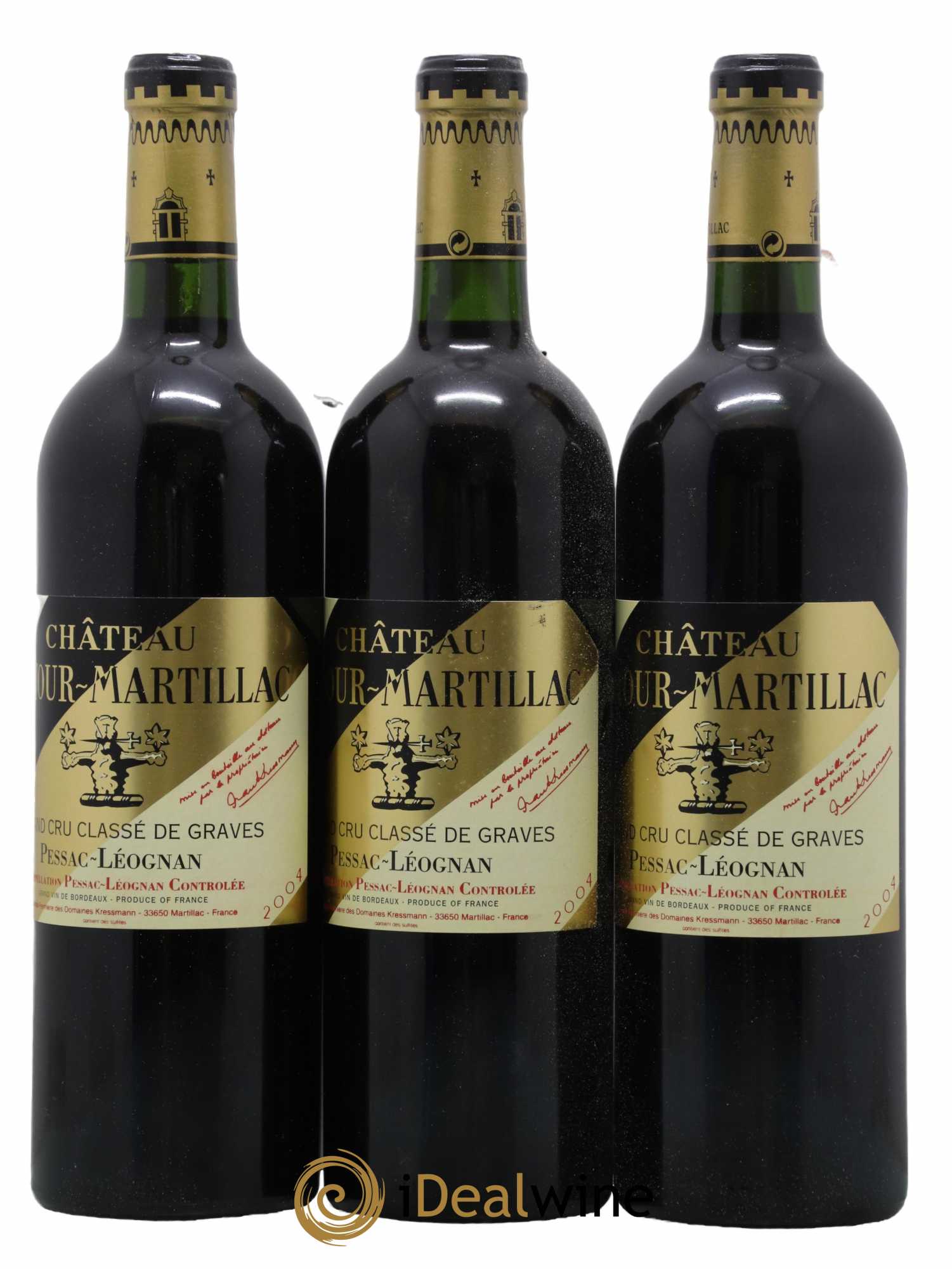Château Latour-Martillac Cru Classé de Graves  2004 - Posten von 6 Flaschen - 2