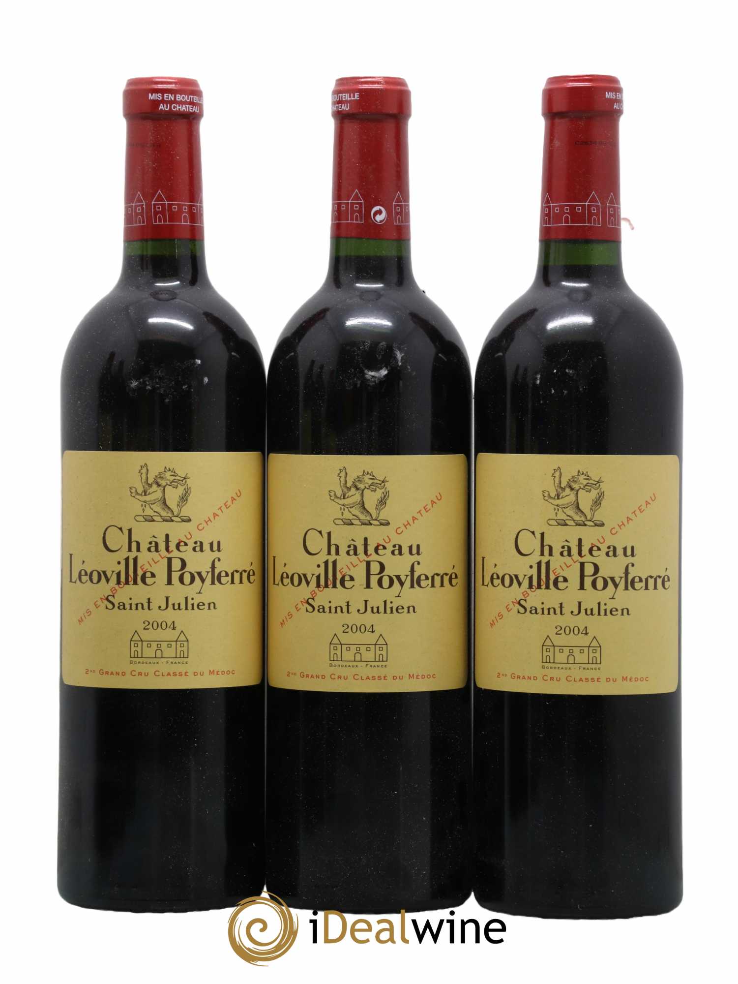 Château Léoville Poyferré 2ème Grand Cru Classé 2004 - Lot de 6 bouteilles - 1