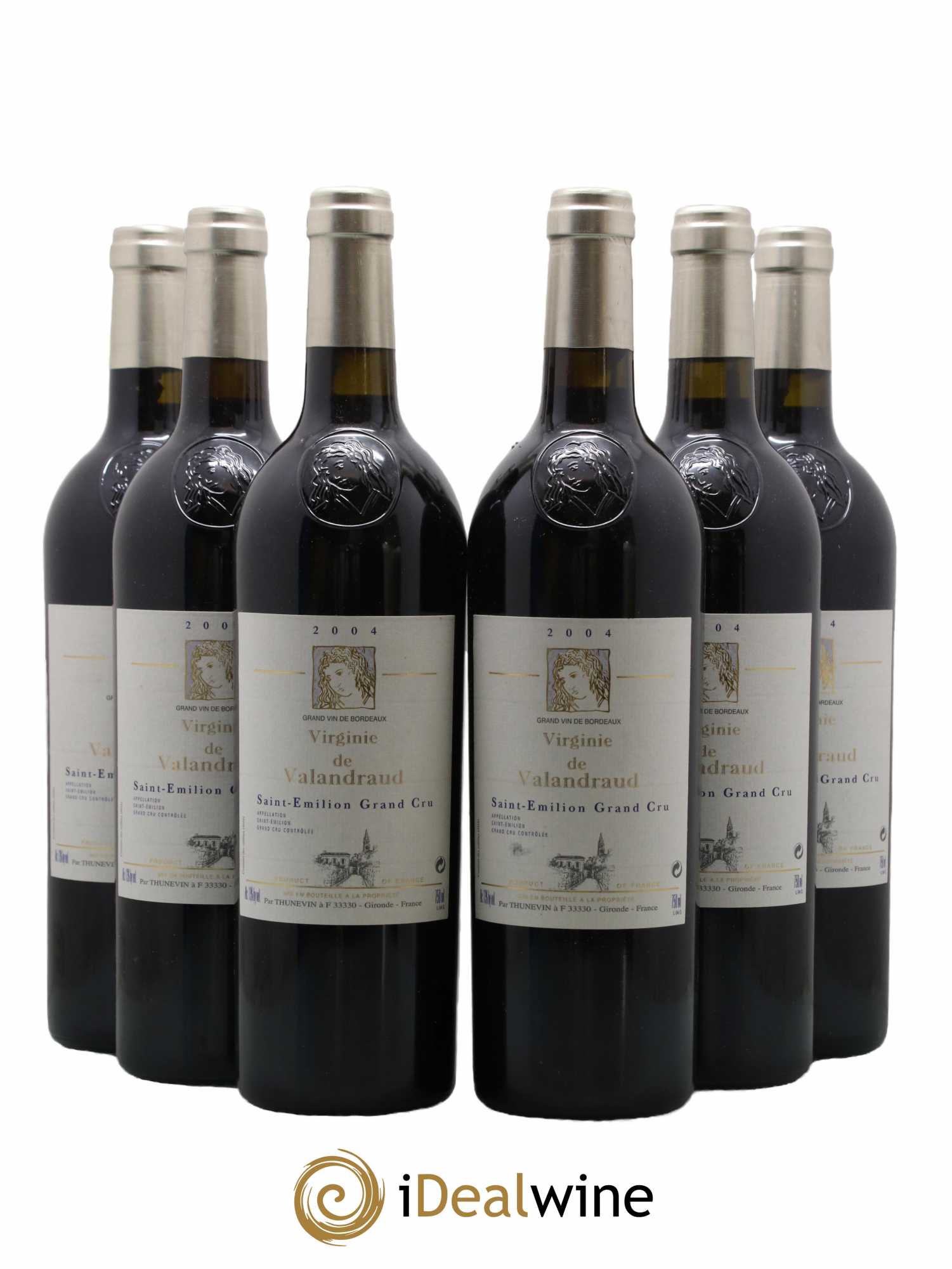 Virginie de Valandraud 2004 - Lot de 6 bouteilles - 0